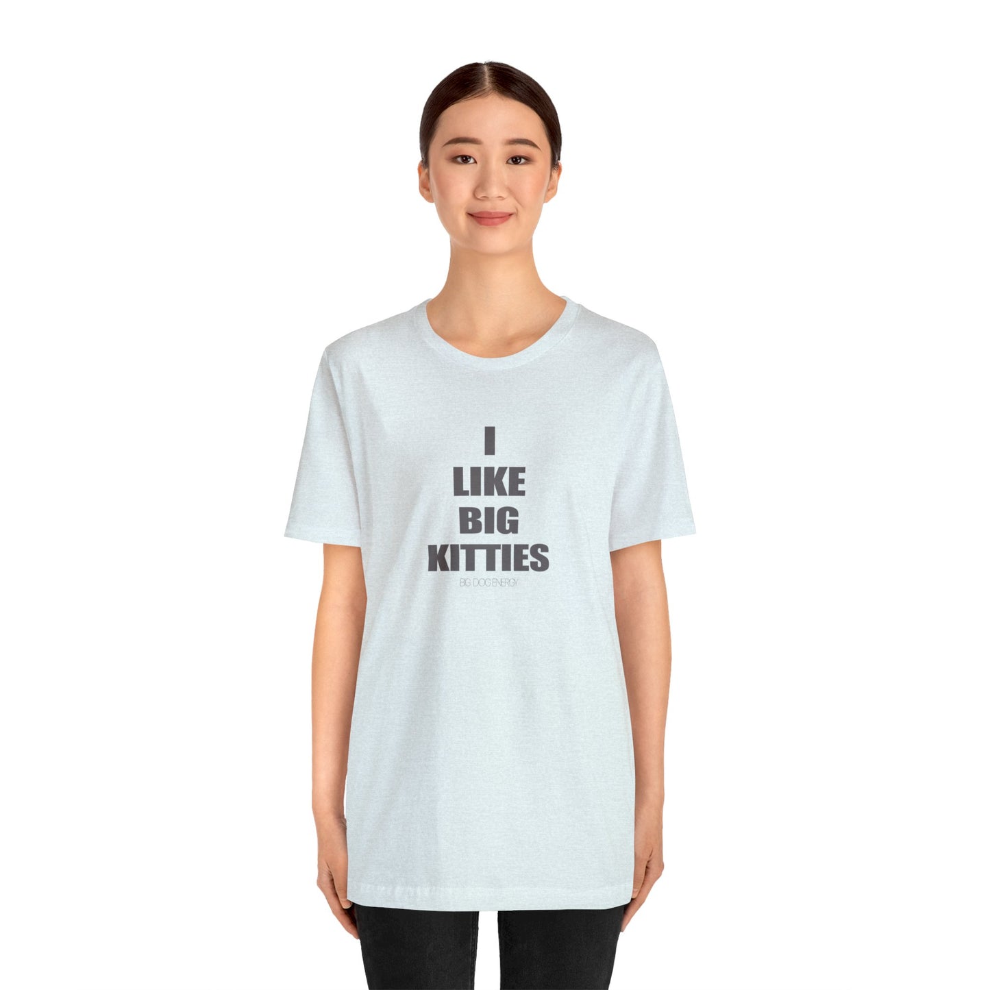 I Like Big Kitties | Unisex Jersey Short Sleeve Tee