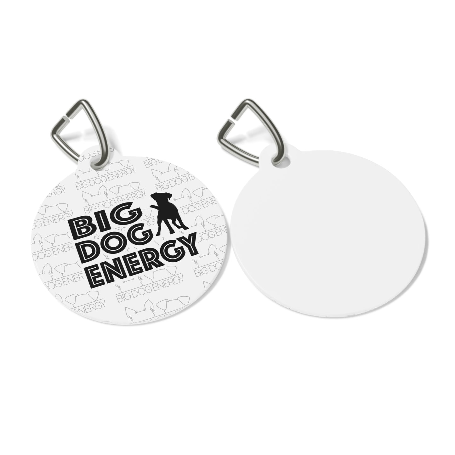 Big Dog Energy Pet Collar Tag