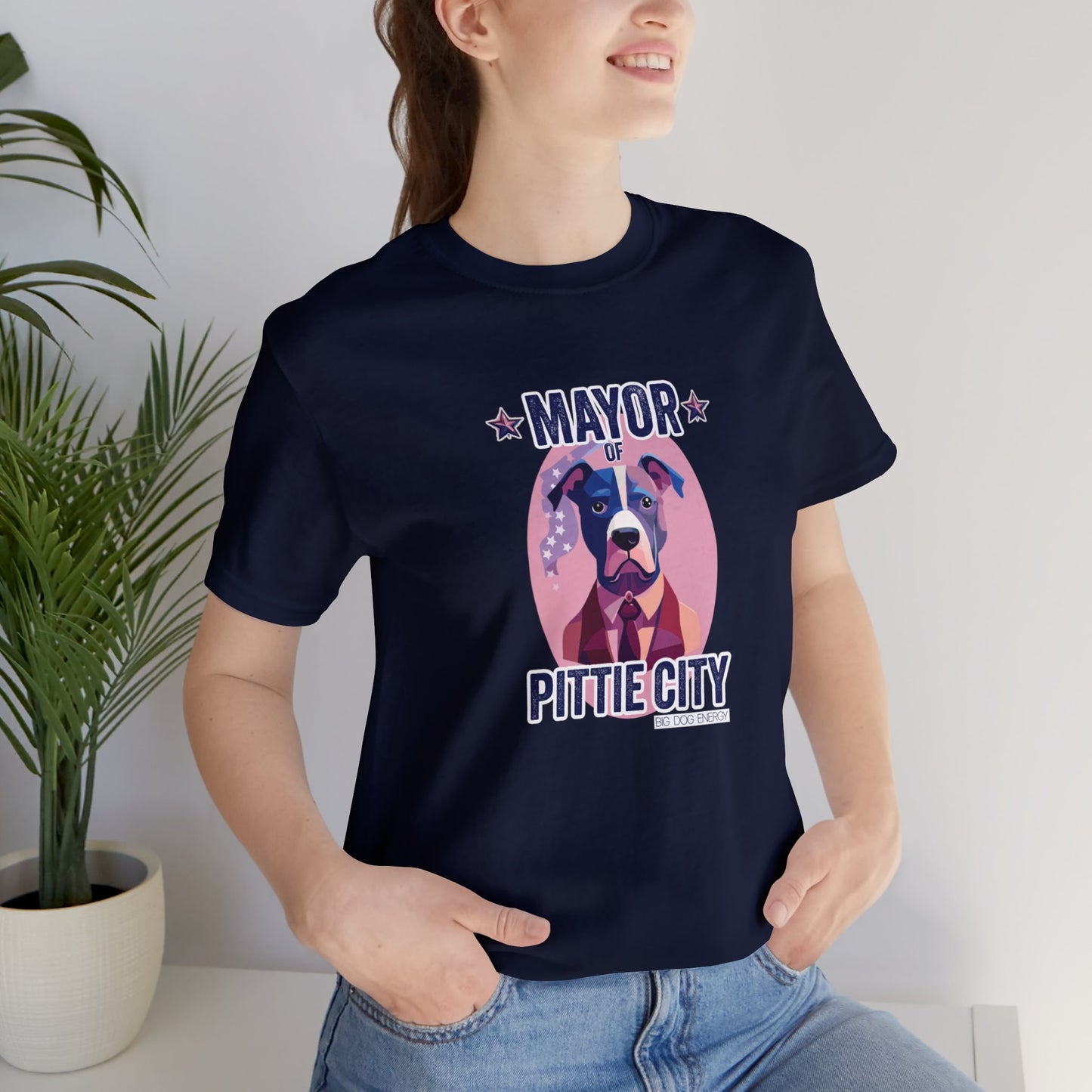 Mayor of Pittie City | Unisex Jersey Short Sleeve Tee