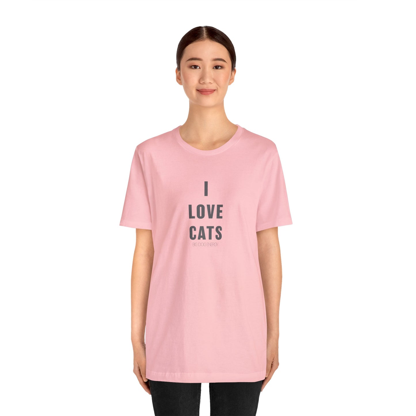 I Love Cats | Unisex Jersey Short Sleeve Tee