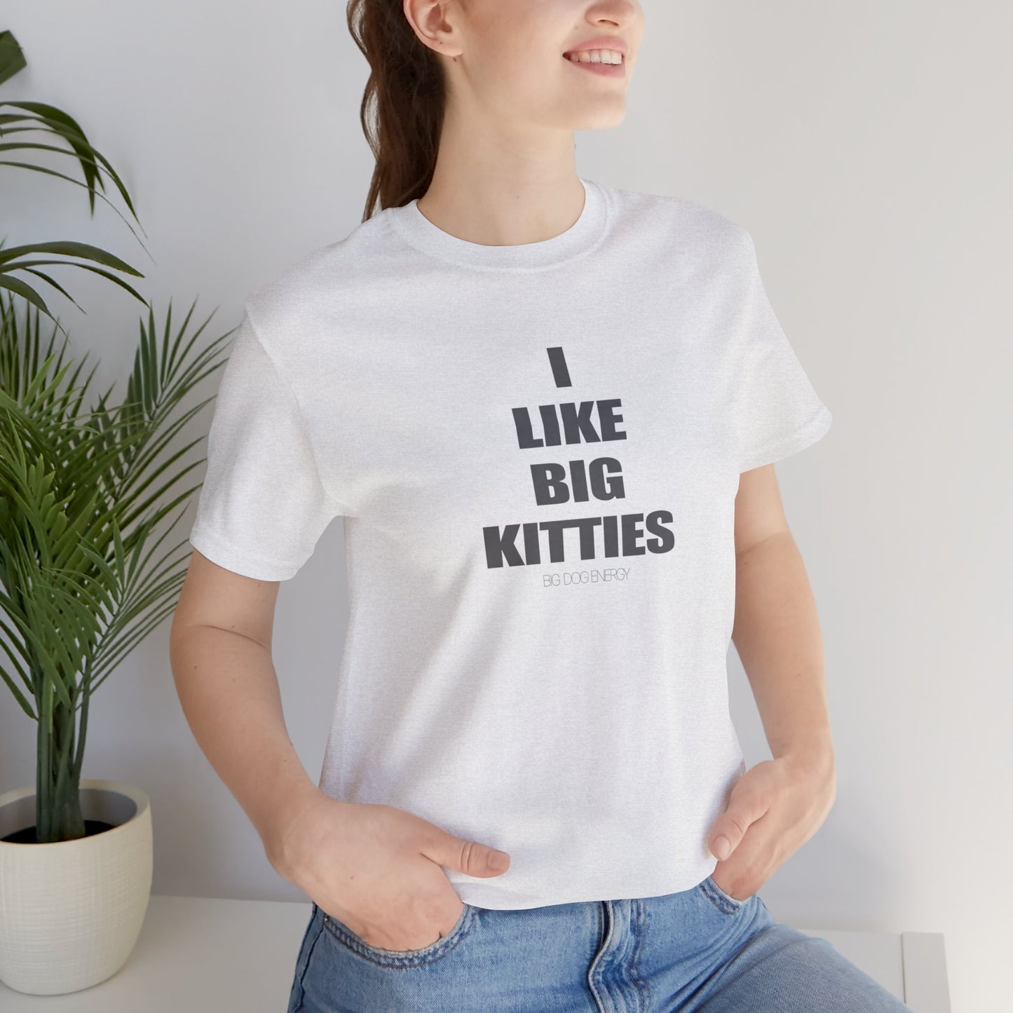 I Like Big Kitties | Unisex Jersey Short Sleeve Tee