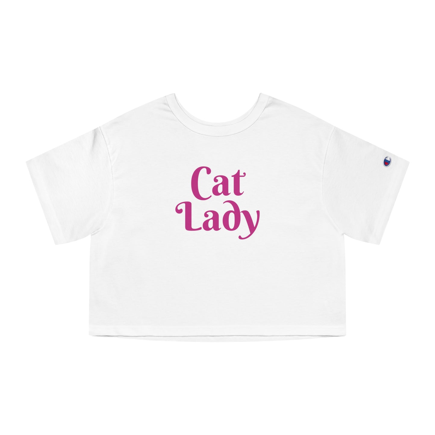 Cropped Cat Lady | Champion Women's Heritage Cropped T-Shirt