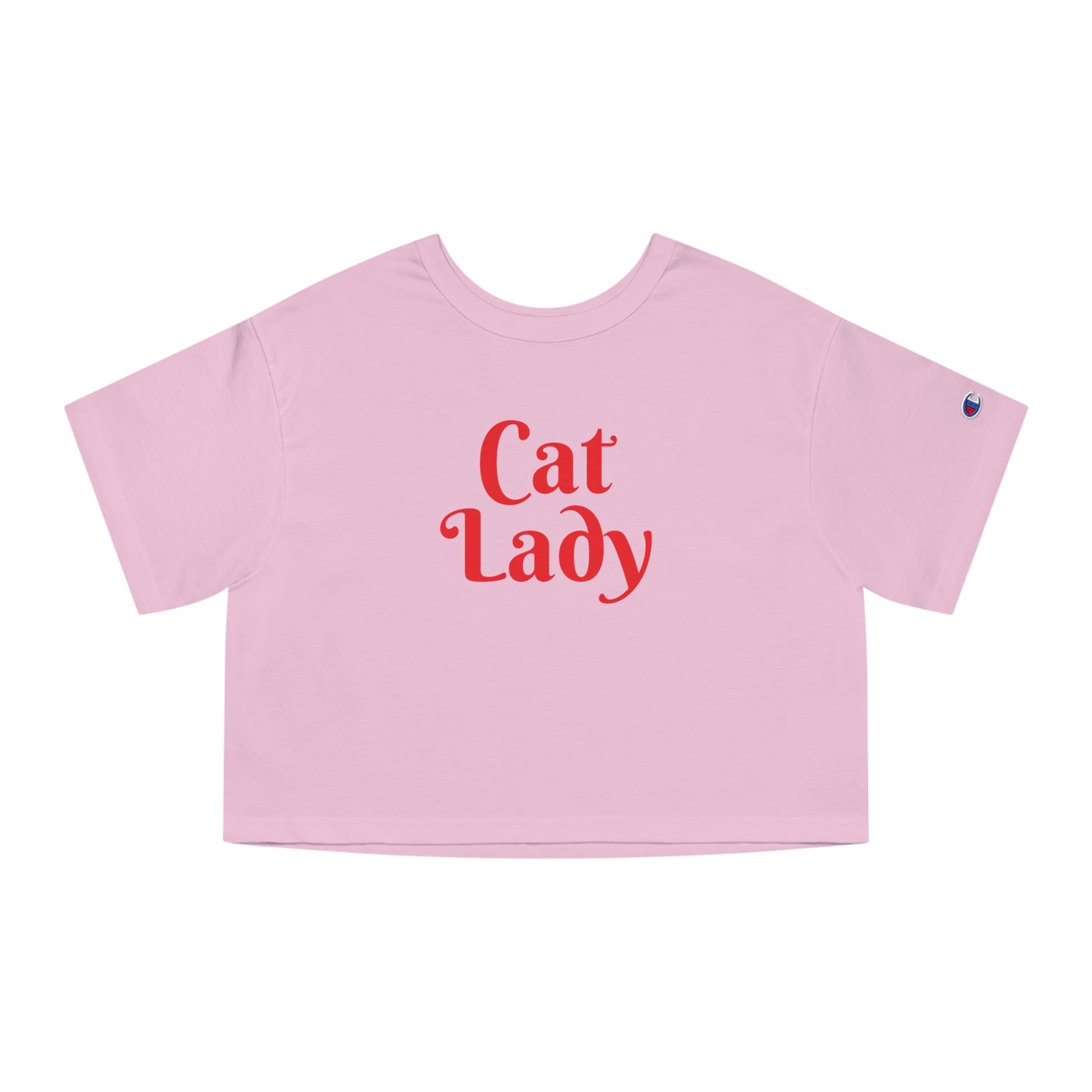 Cropped Cat Lady | Champion Women's Heritage Cropped T-Shirt