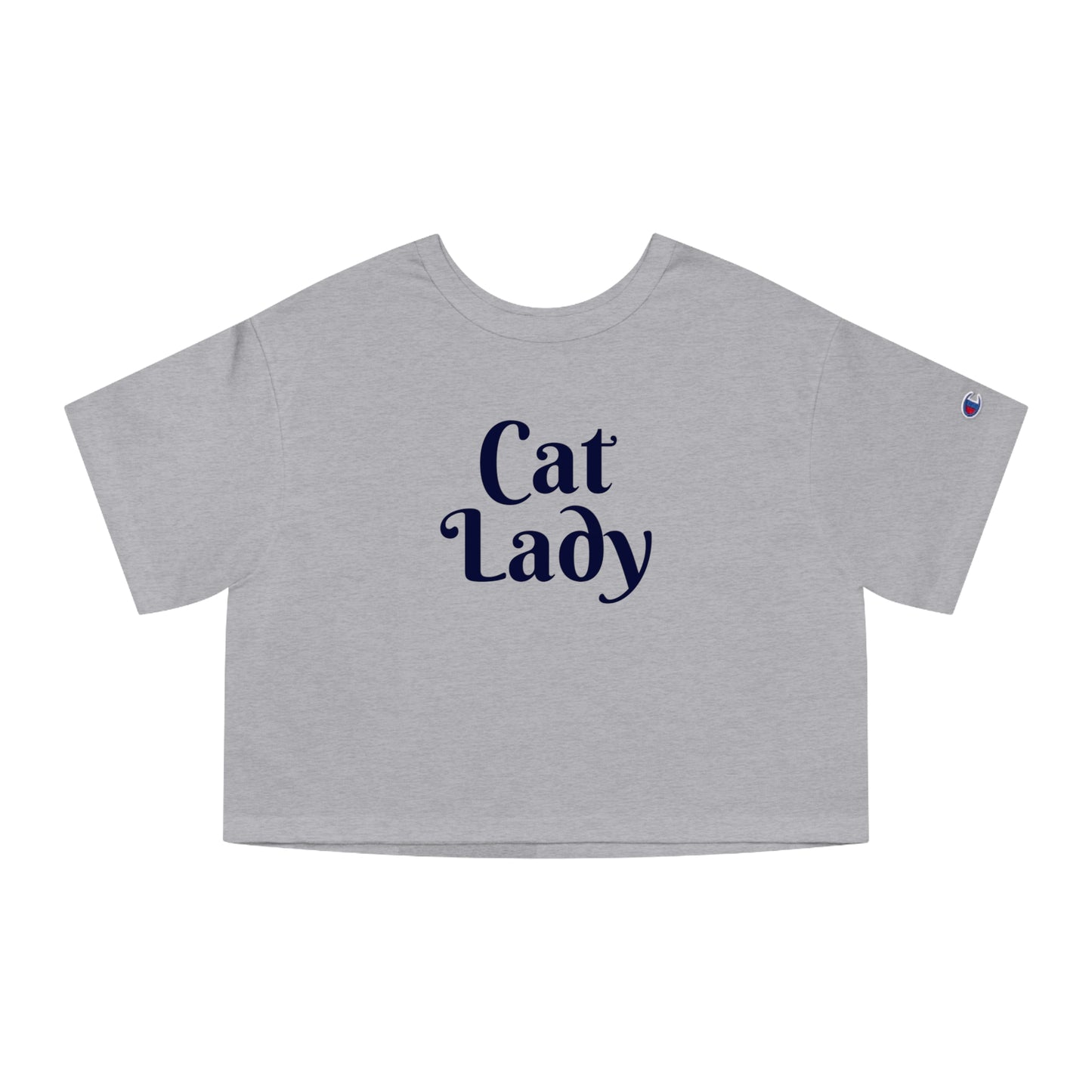 Cropped Cat Lady | Champion Women's Heritage Cropped T-Shirt