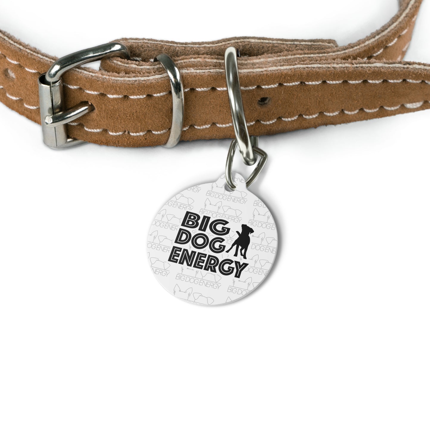 Big Dog Energy Pet Collar Tag