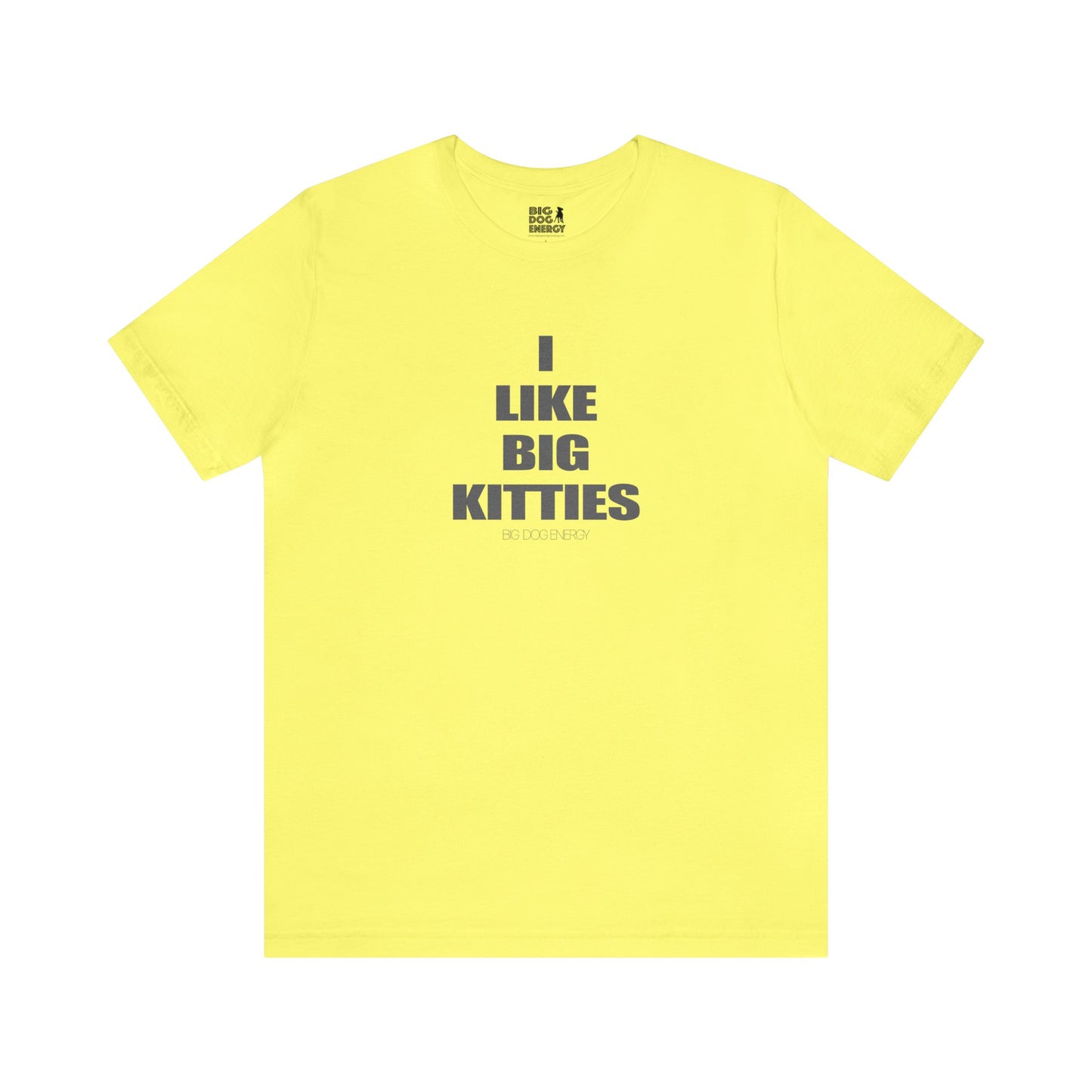 I Like Big Kitties | Unisex Jersey Short Sleeve Tee