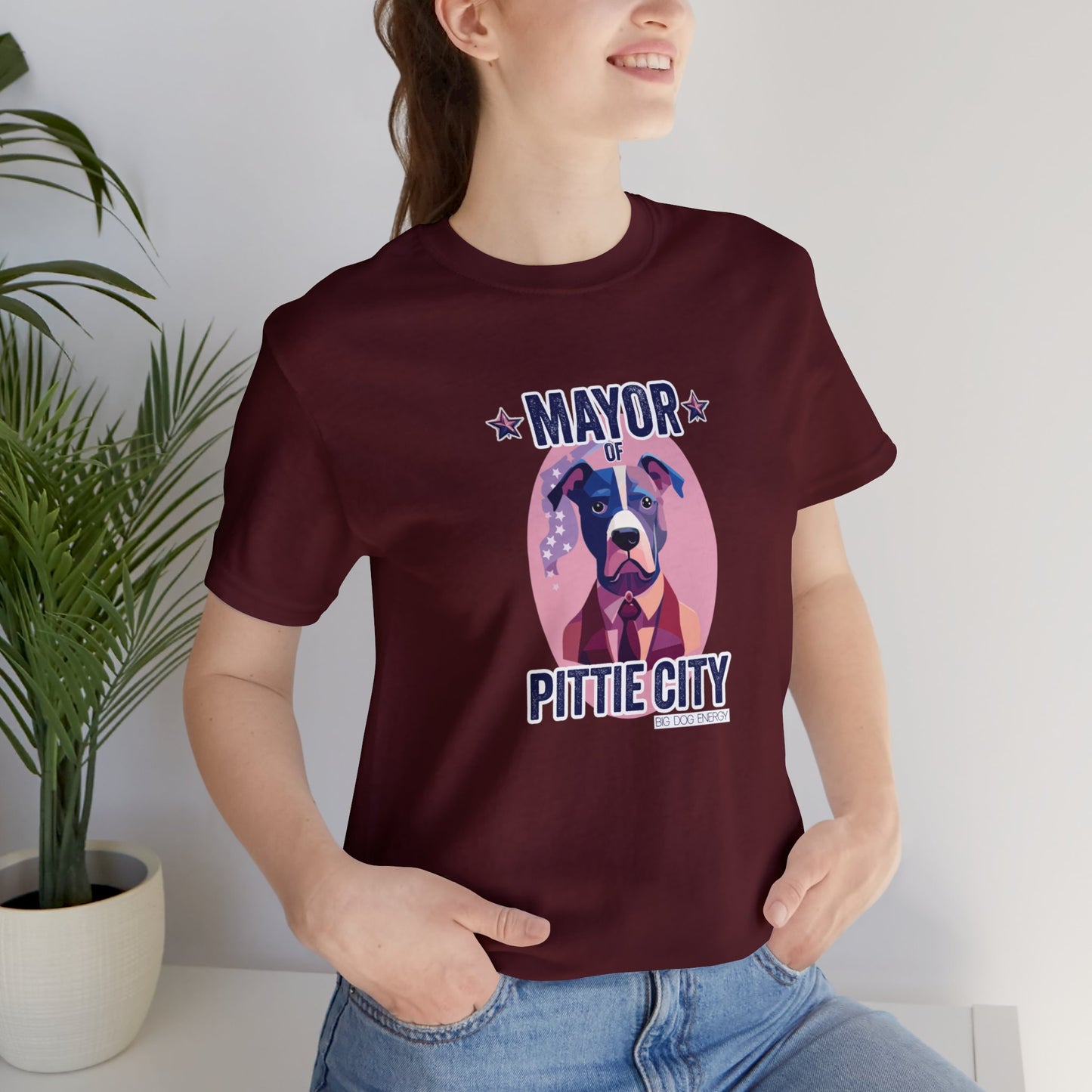 Mayor of Pittie City | Unisex Jersey Short Sleeve Tee