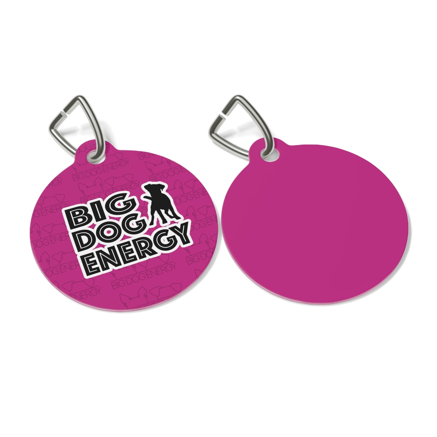 Big Dog Energy Pet Collar Tag
