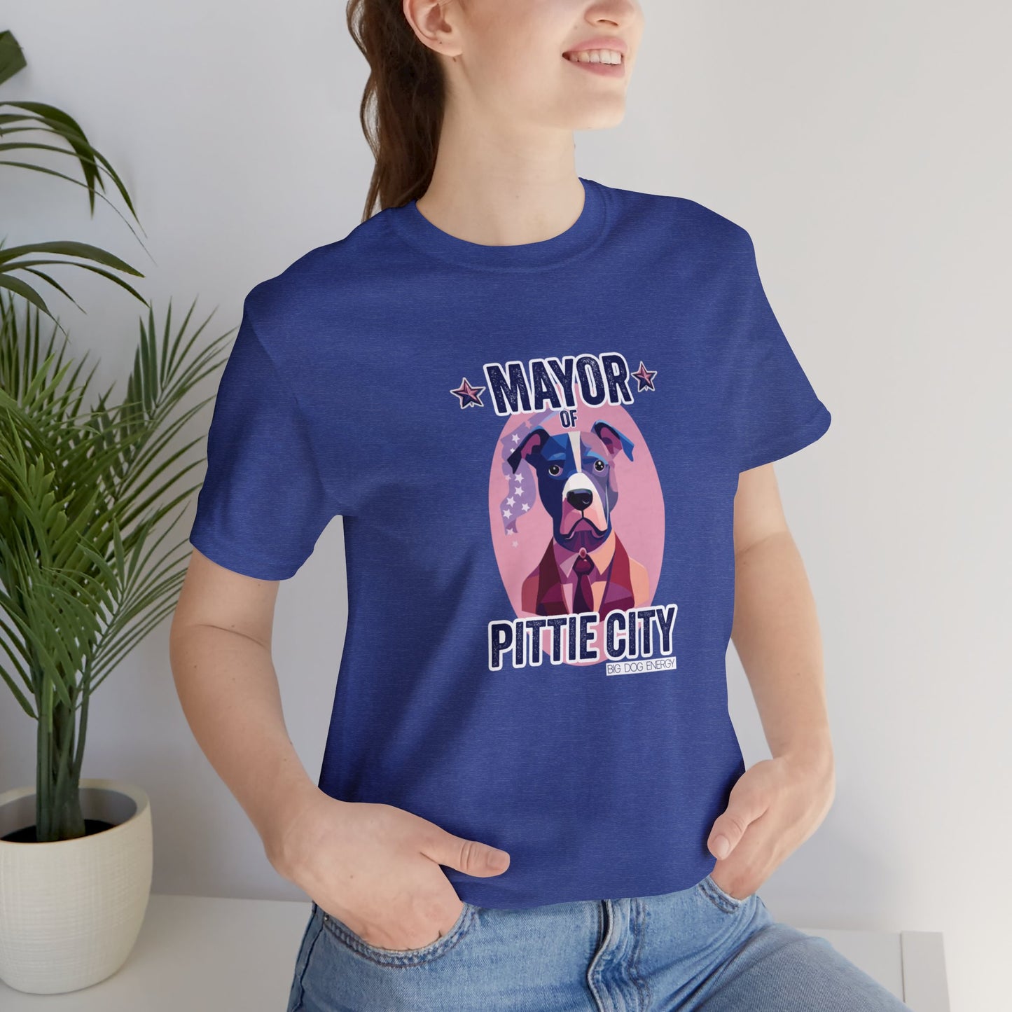 Mayor of Pittie City | Unisex Jersey Short Sleeve Tee