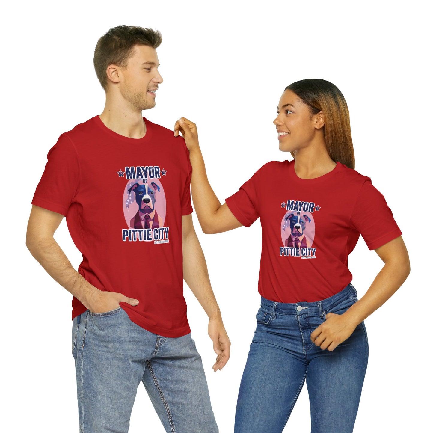 Mayor of Pittie City | Unisex Jersey Short Sleeve Tee