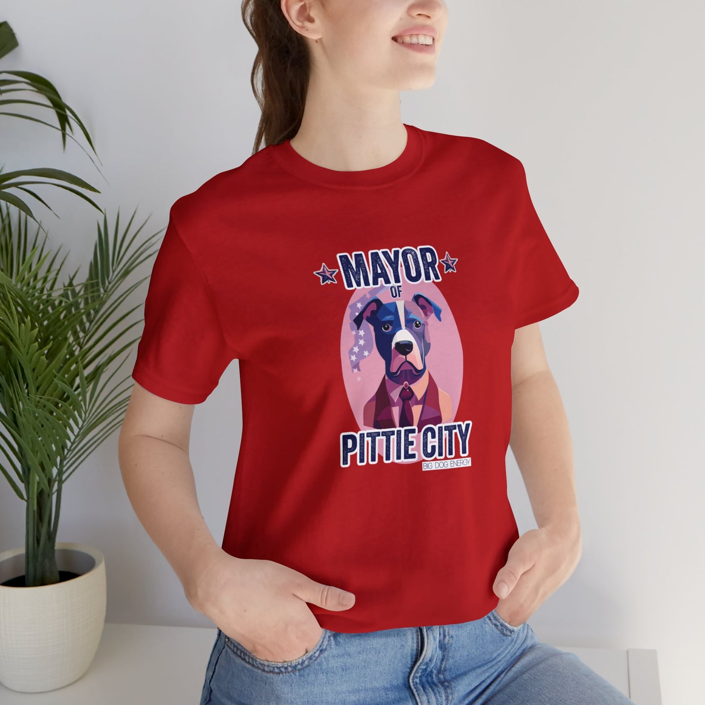 Mayor of Pittie City | Unisex Jersey Short Sleeve Tee