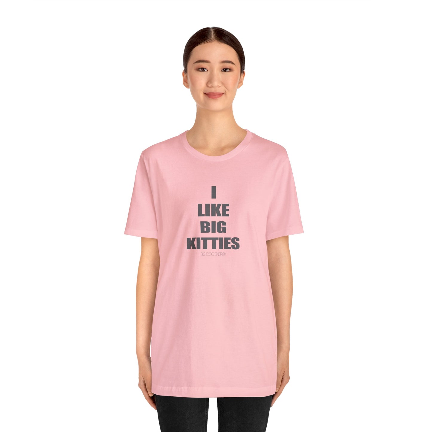 I Like Big Kitties | Unisex Jersey Short Sleeve Tee