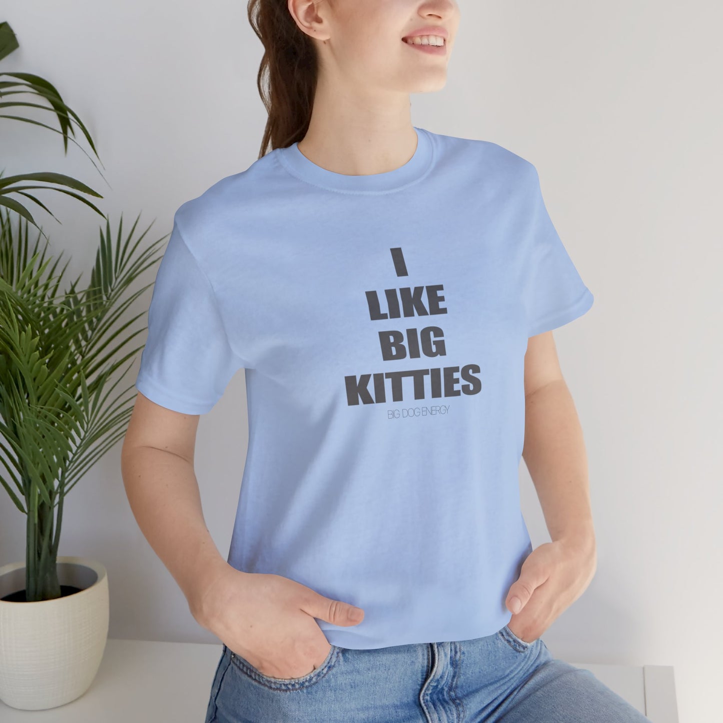 I Like Big Kitties | Unisex Jersey Short Sleeve Tee