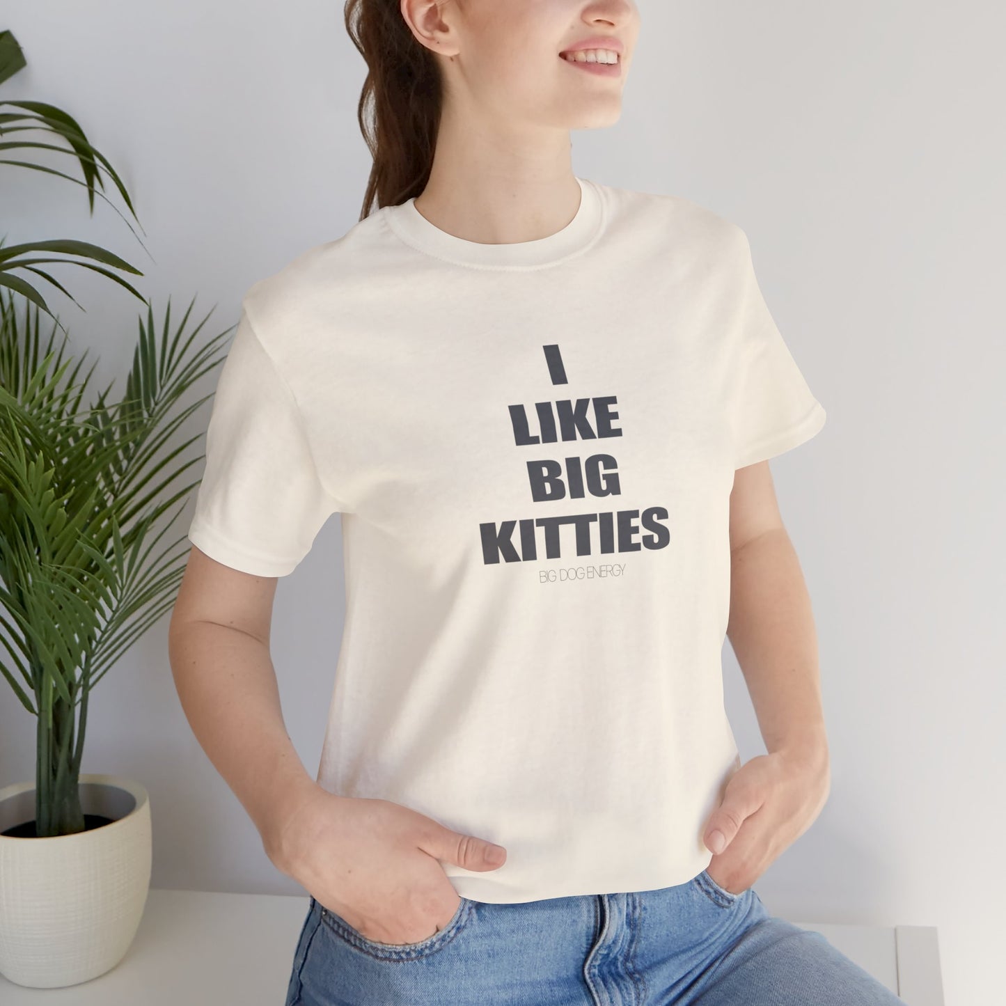 I Like Big Kitties | Unisex Jersey Short Sleeve Tee