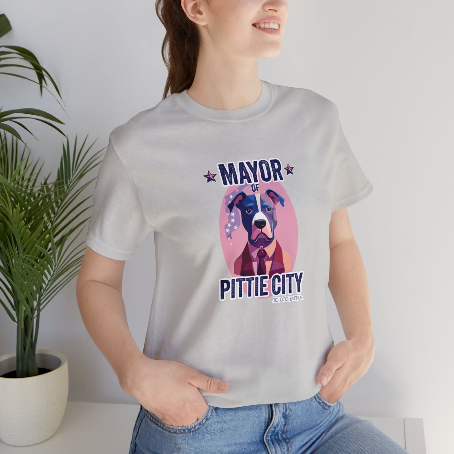 Mayor of Pittie City | Unisex Jersey Short Sleeve Tee