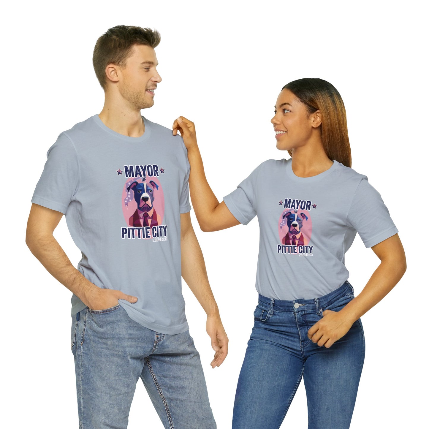 Mayor of Pittie City | Unisex Jersey Short Sleeve Tee