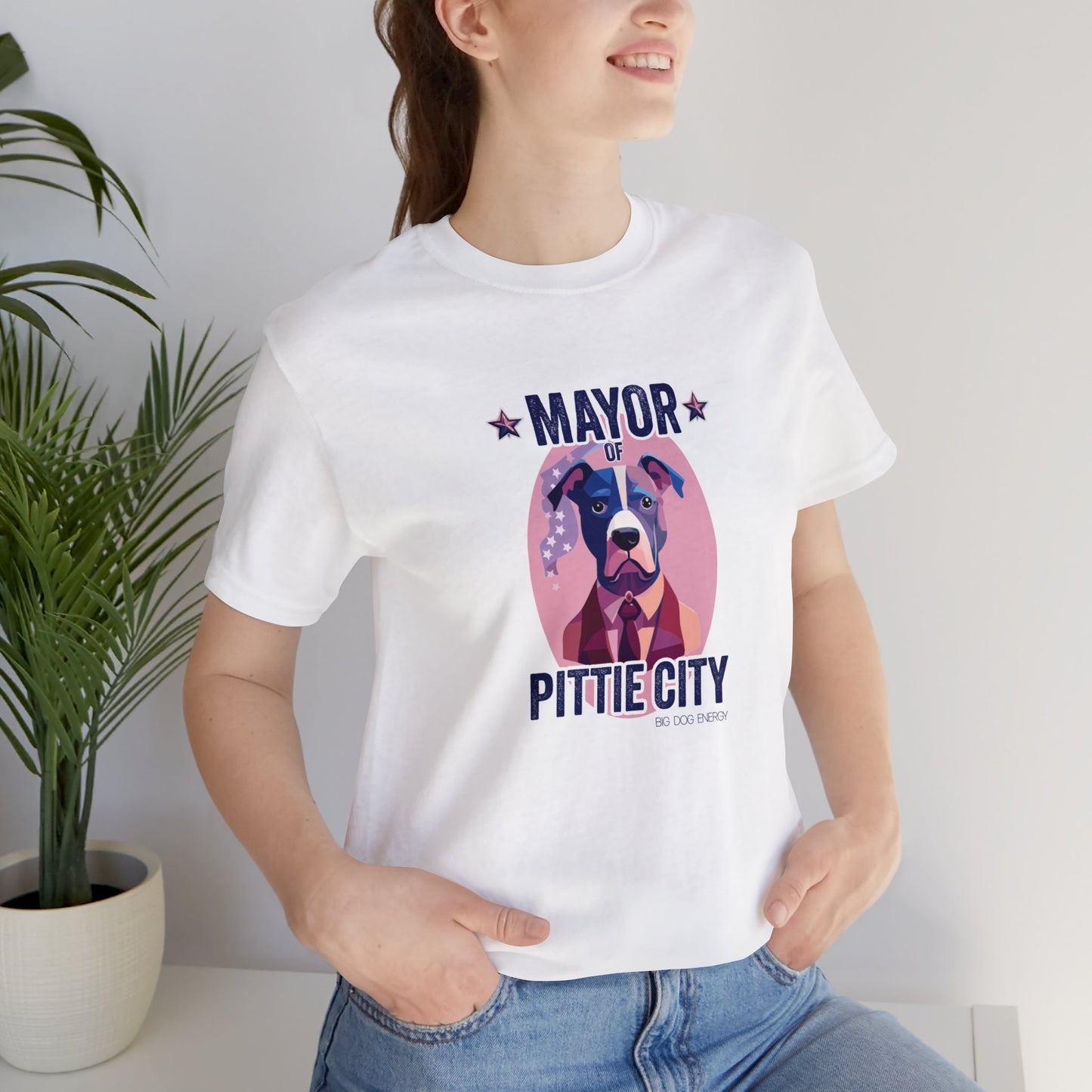 Mayor of Pittie City | Unisex Jersey Short Sleeve Tee