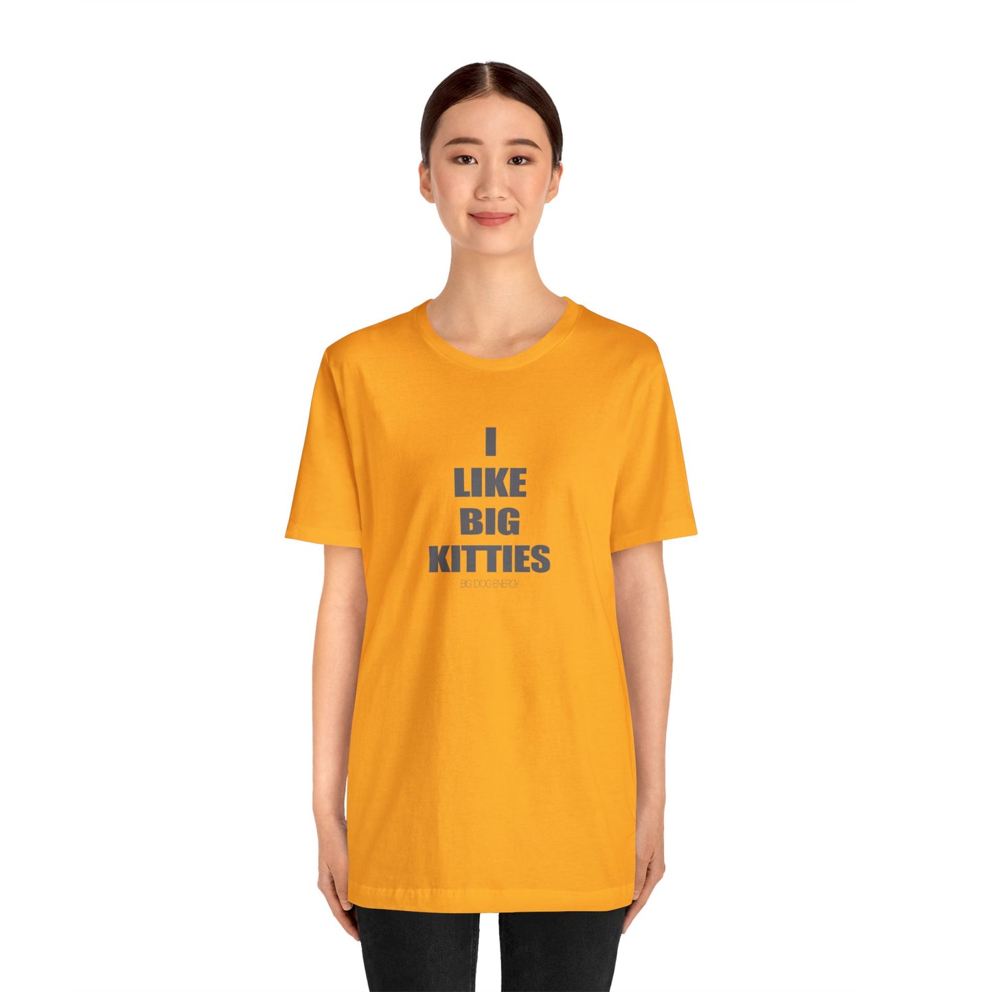 I Like Big Kitties | Unisex Jersey Short Sleeve Tee