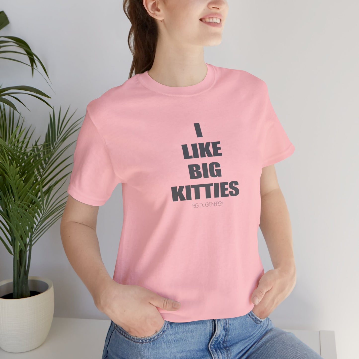 I Like Big Kitties | Unisex Jersey Short Sleeve Tee