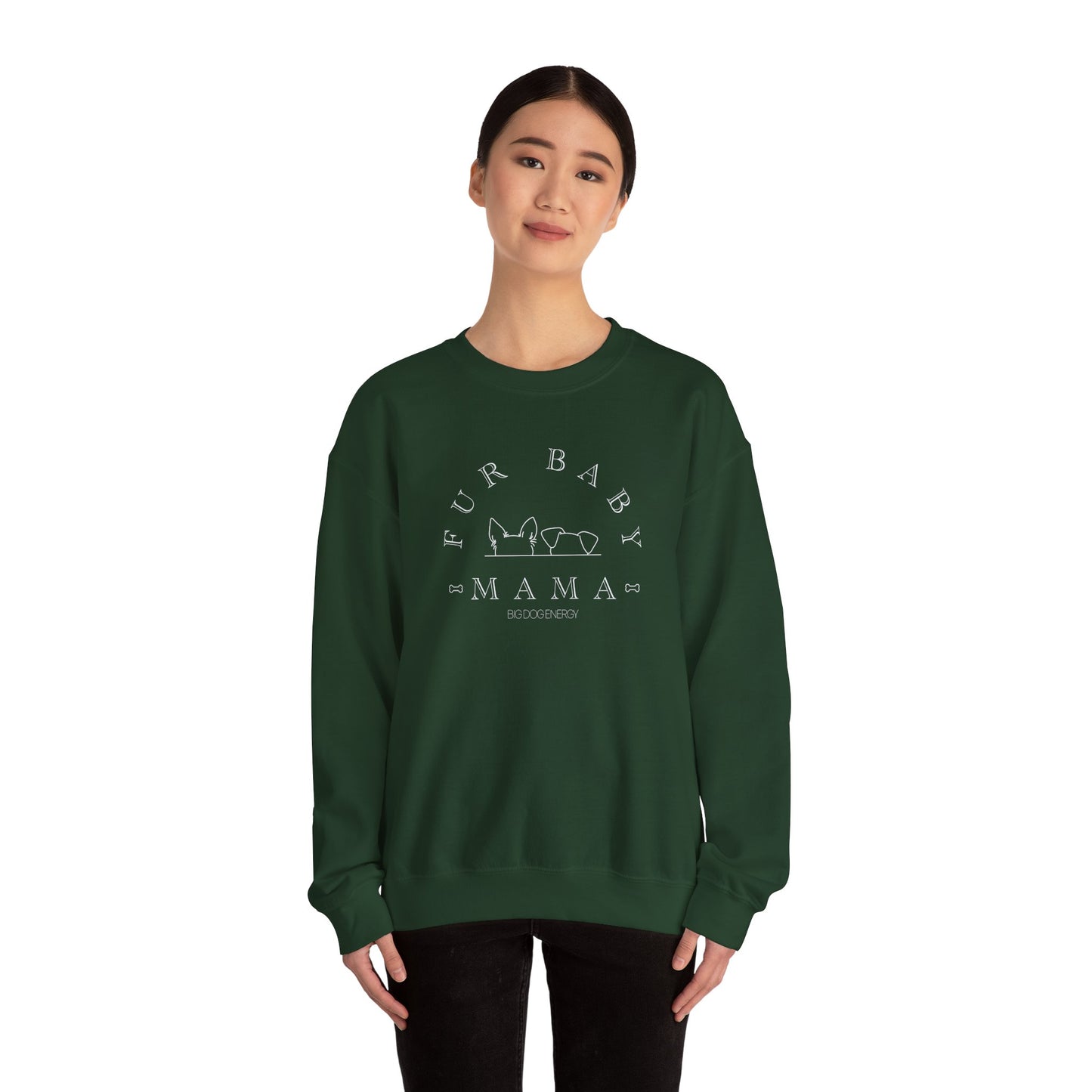 Fur Baby Mama | Unisex Heavy Blend™ Crewneck Sweatshirt