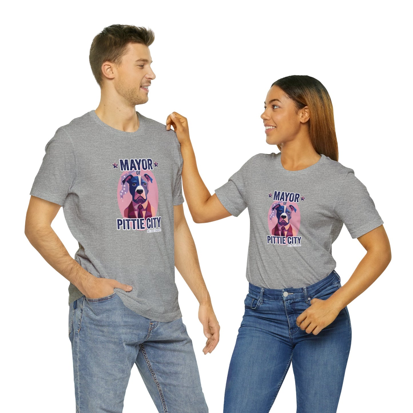 Mayor of Pittie City | Unisex Jersey Short Sleeve Tee