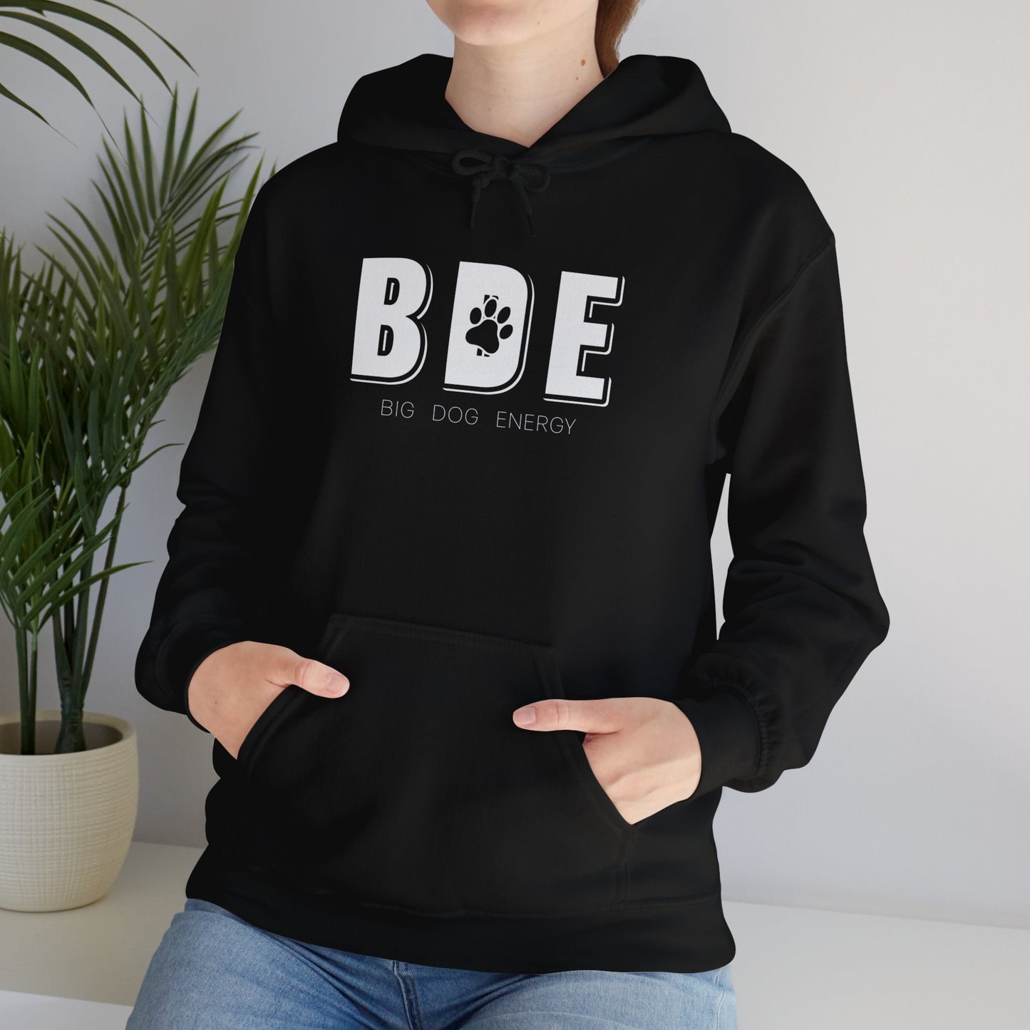 BDE (Big Dog Energy) | Unisex Heavy Blend™ Hooded Sweatshirt