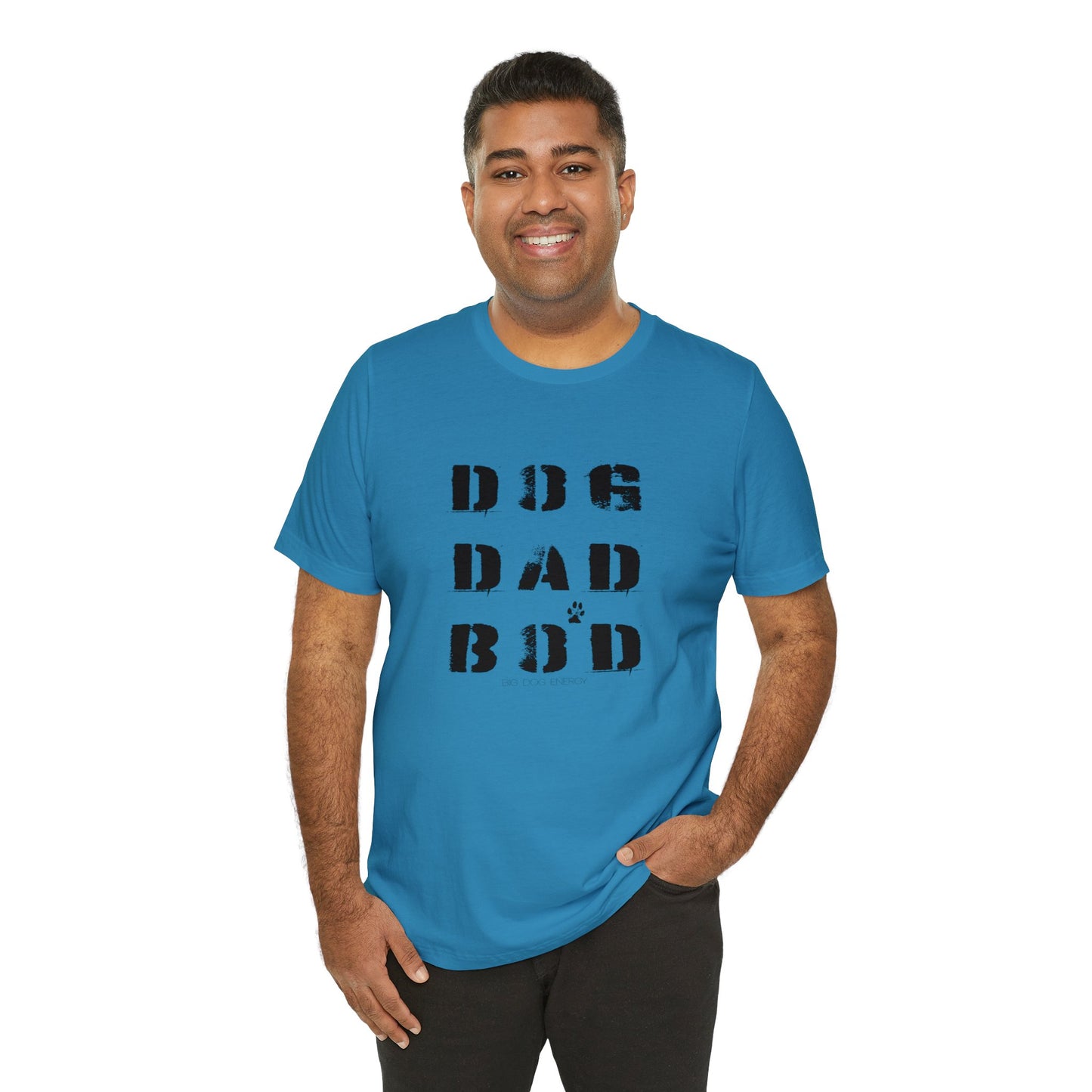 Dog Dad Bod + Paw | Unisex Jersey Short Sleeve Tee