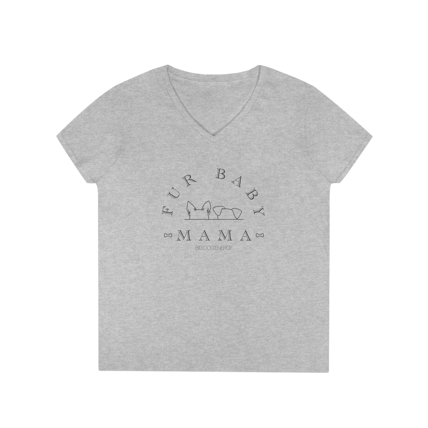 Fur Baby Mama | Ladies' V-Neck T-Shirt