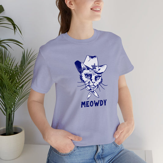 Meowdy! | Unisex Jersey Short Sleeve Tee