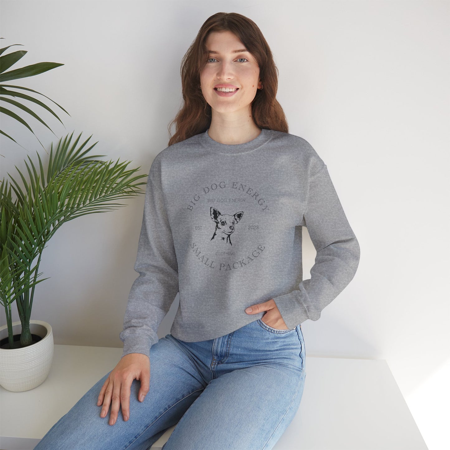 BDE, Small Package | Unisex Heavy Blend™ Crewneck Sweatshirt