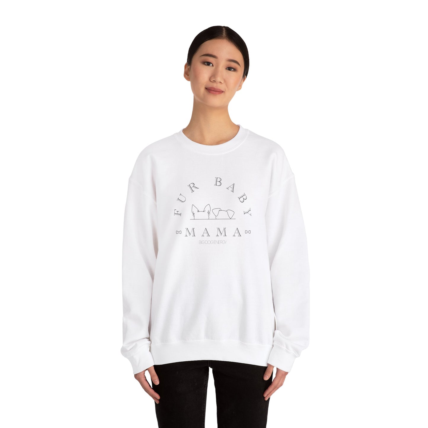 Fur Baby Mama | Unisex Heavy Blend™ Crewneck Sweatshirt