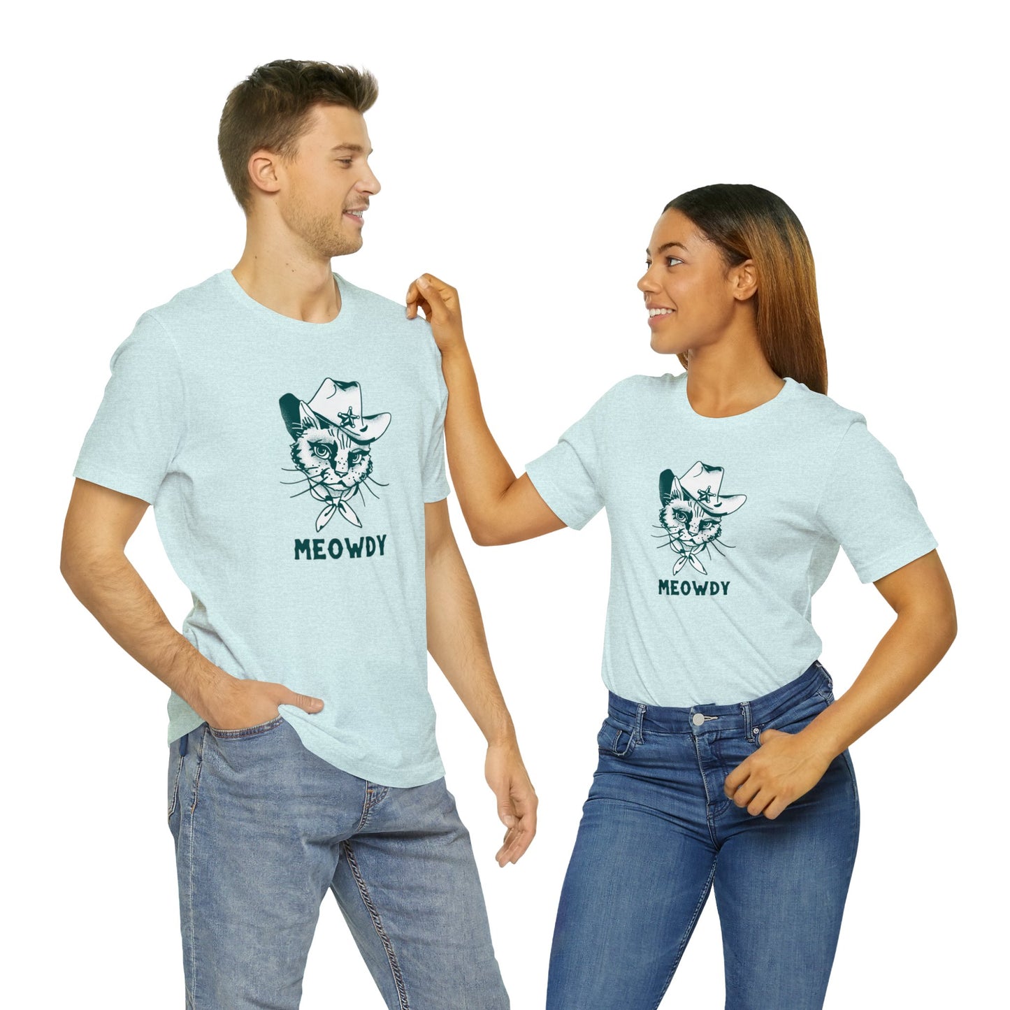 Meowdy! | Unisex Jersey Short Sleeve Tee