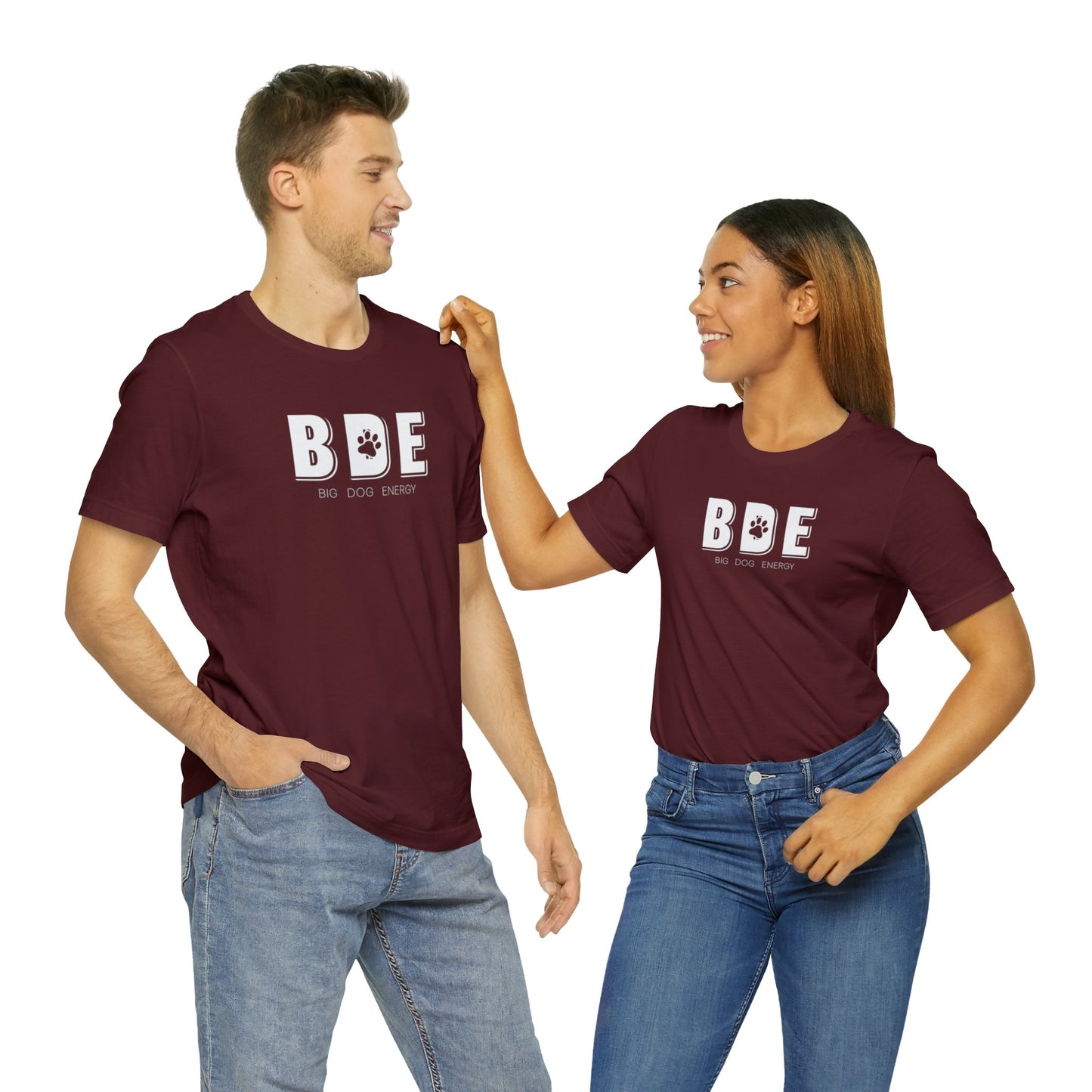BDE (Big Dog Energy) | Unisex Jersey Short Sleeve Tee