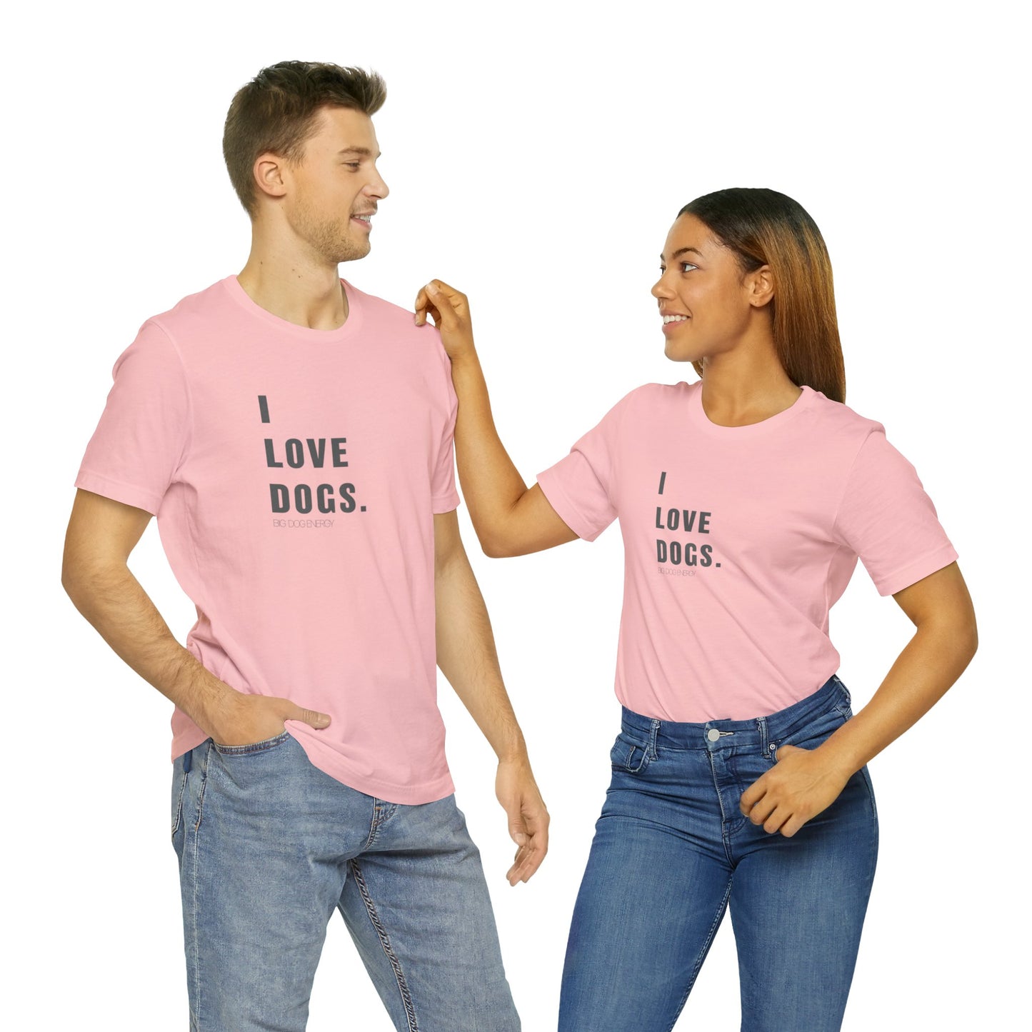 I Love Dogs | Unisex Jersey Short Sleeve Tee