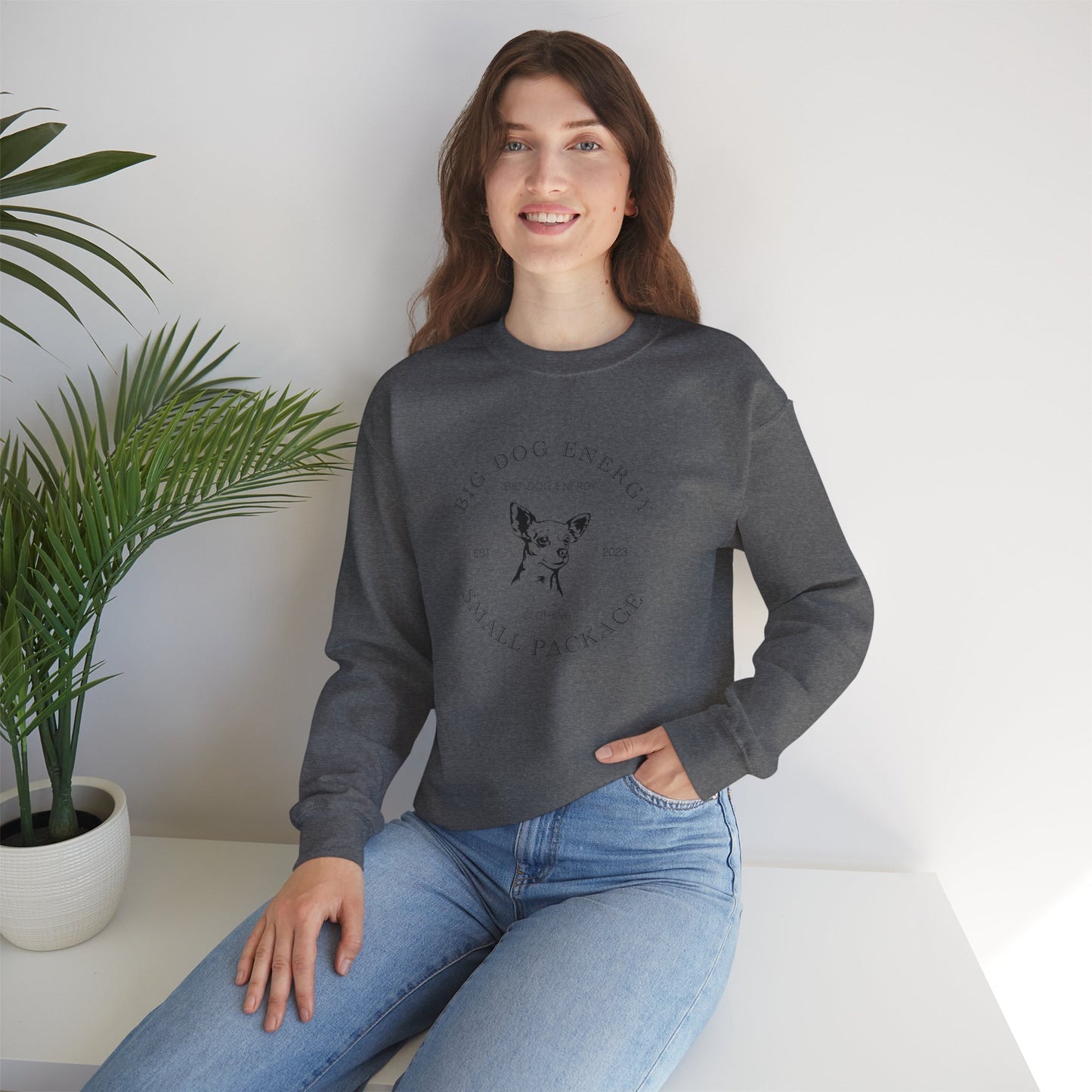 BDE, Small Package | Unisex Heavy Blend™ Crewneck Sweatshirt