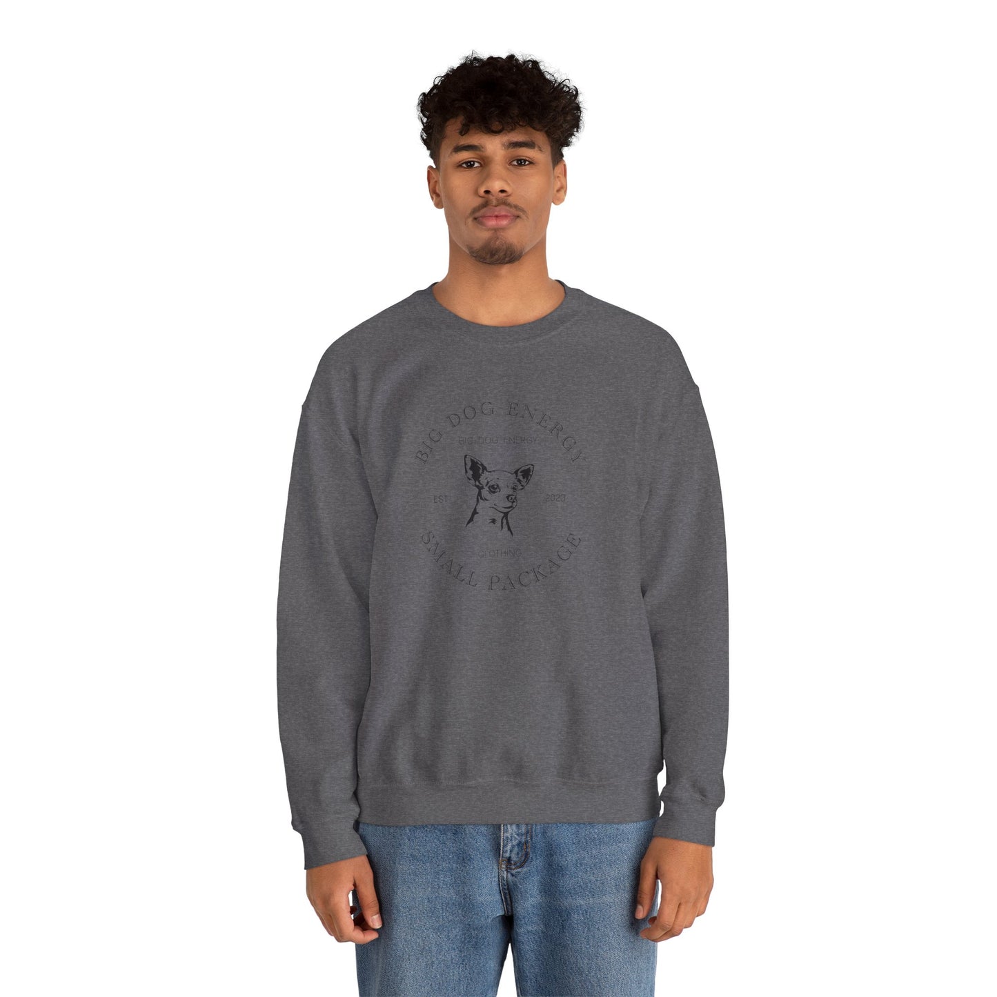 BDE, Small Package | Unisex Heavy Blend™ Crewneck Sweatshirt