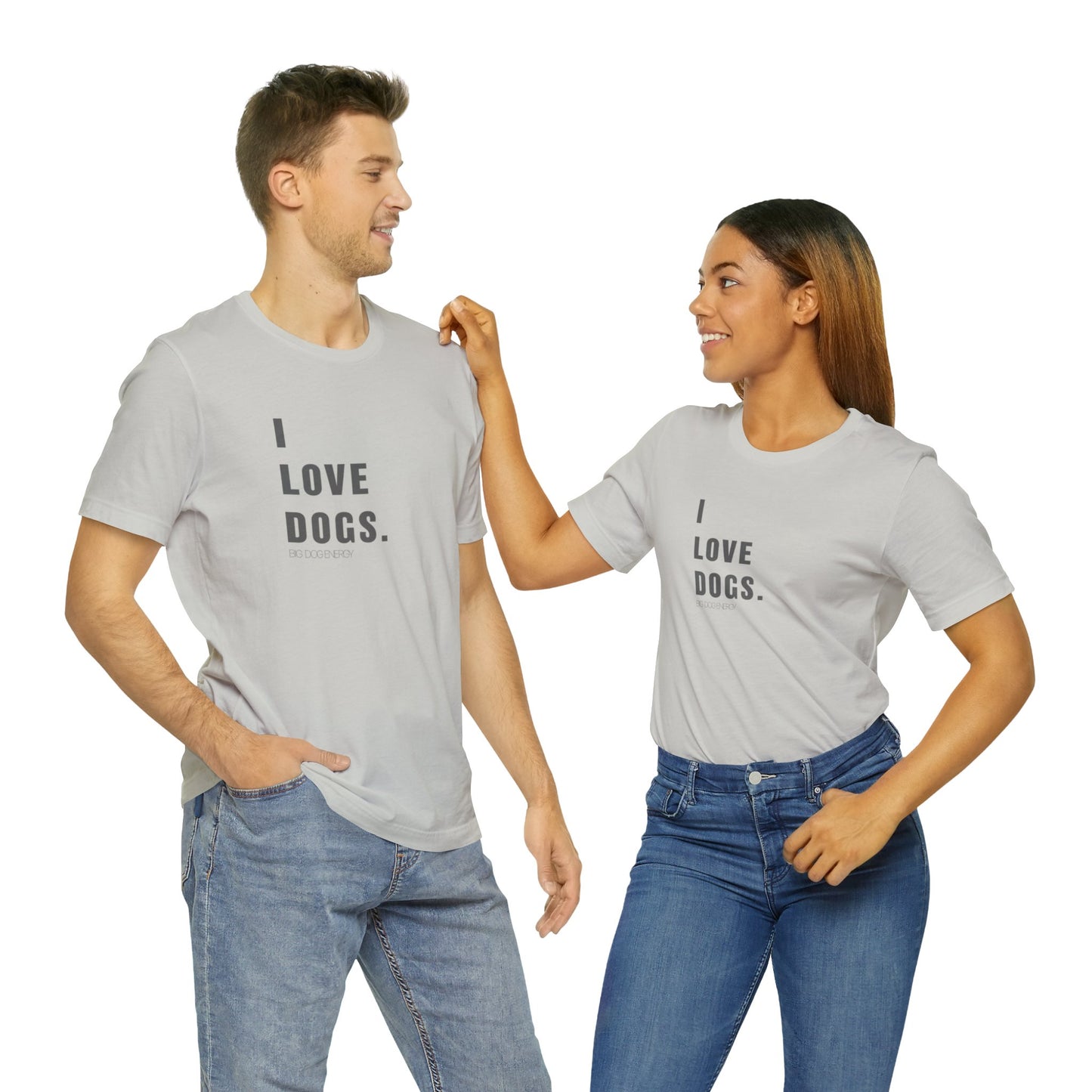 I Love Dogs | Unisex Jersey Short Sleeve Tee