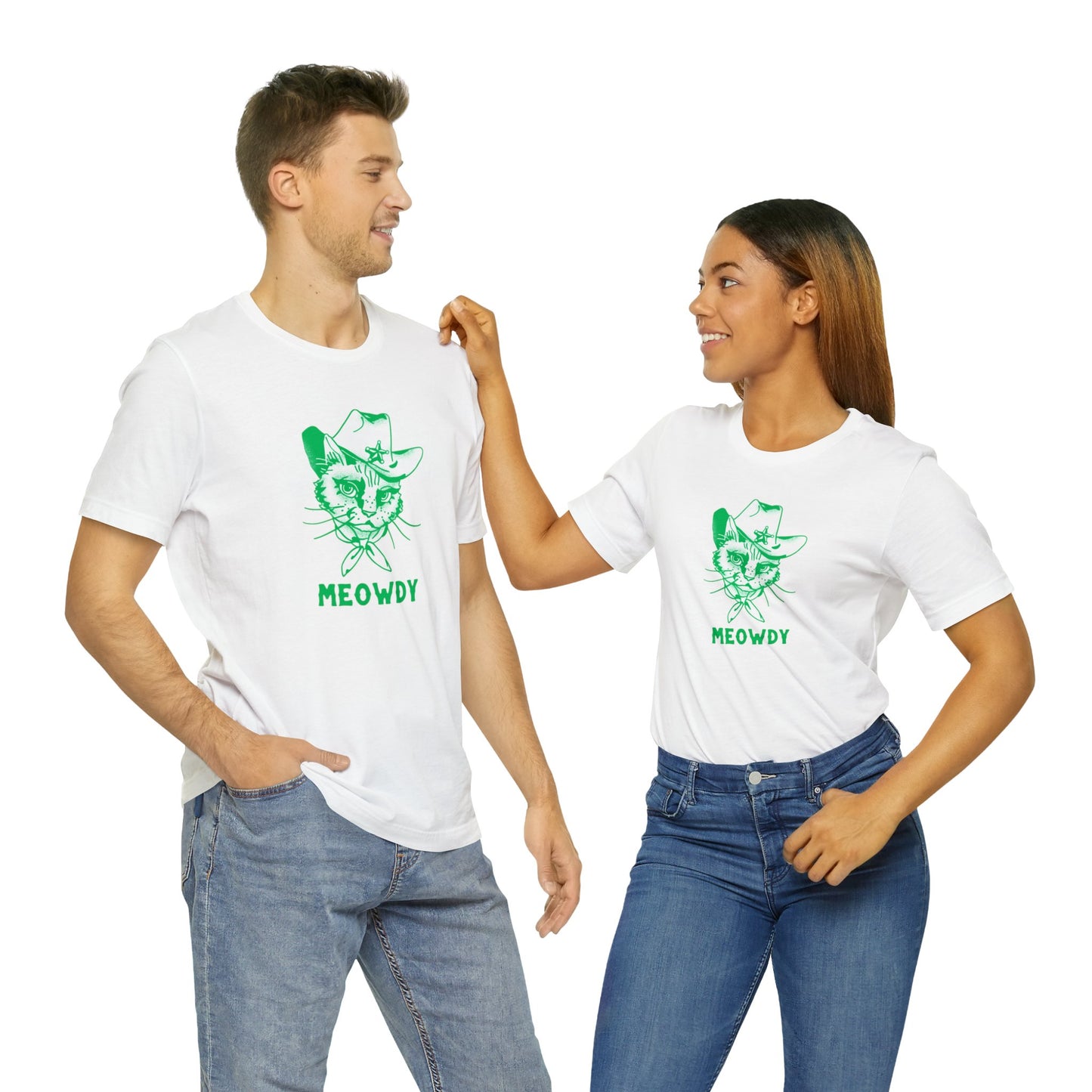 Meowdy! | Unisex Jersey Short Sleeve Tee