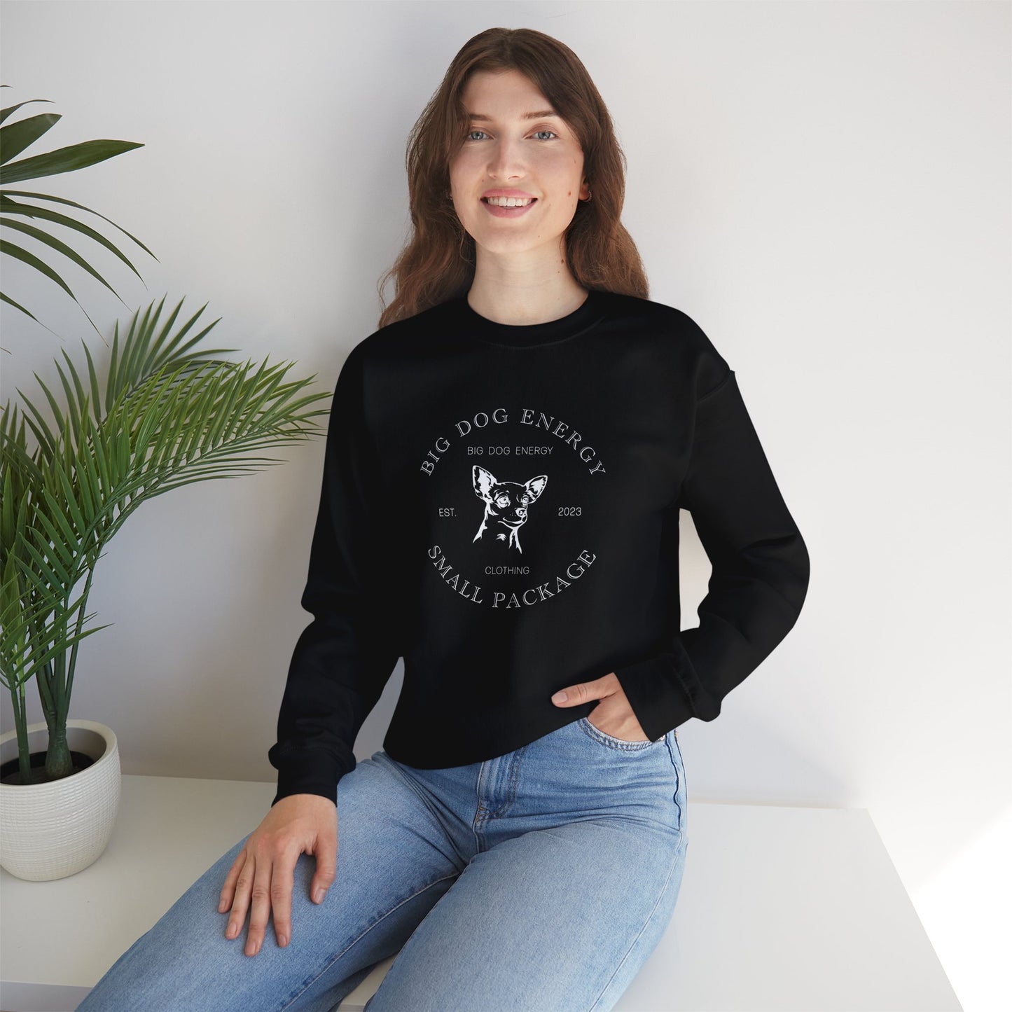 BDE, Small Package | Unisex Heavy Blend™ Crewneck Sweatshirt