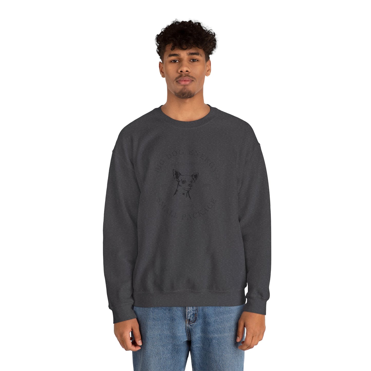 BDE, Small Package | Unisex Heavy Blend™ Crewneck Sweatshirt