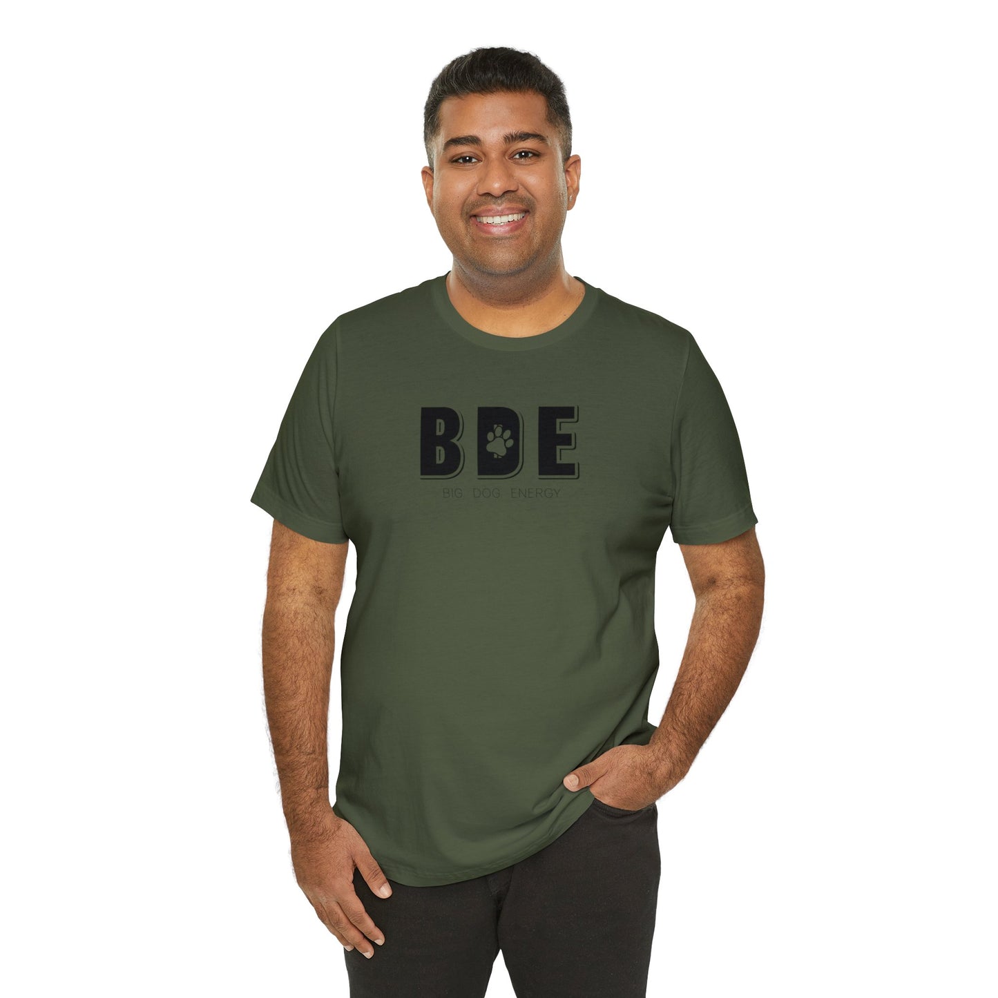 BDE (Big Dog Energy) | Unisex Jersey Short Sleeve Tee