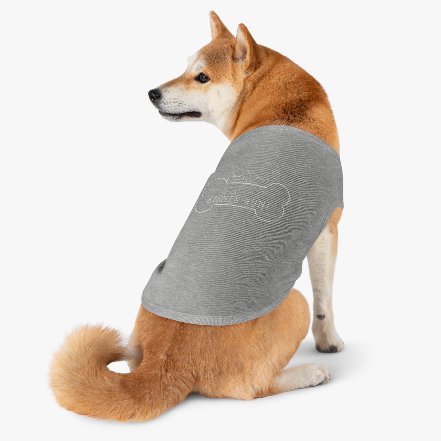 I don't want none unless you got bones, hun! | Pet Tank Top (Black)