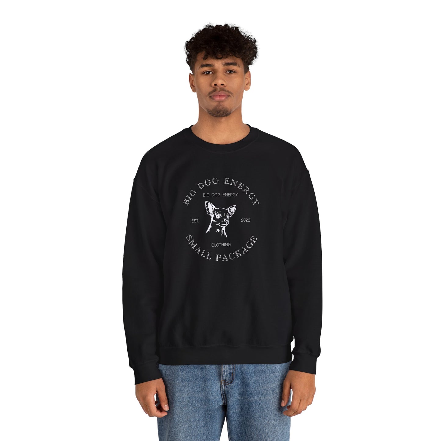BDE, Small Package | Unisex Heavy Blend™ Crewneck Sweatshirt