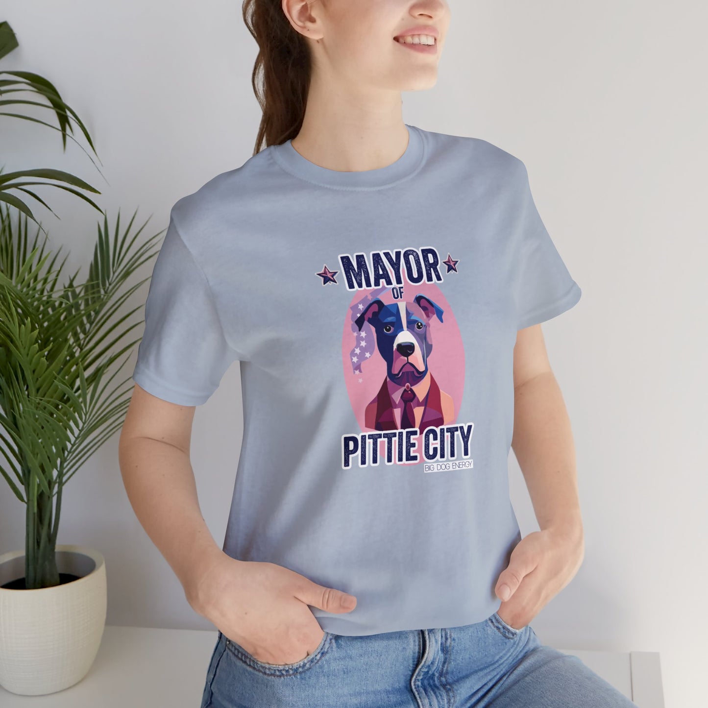 Mayor of Pittie City | Unisex Jersey Short Sleeve Tee