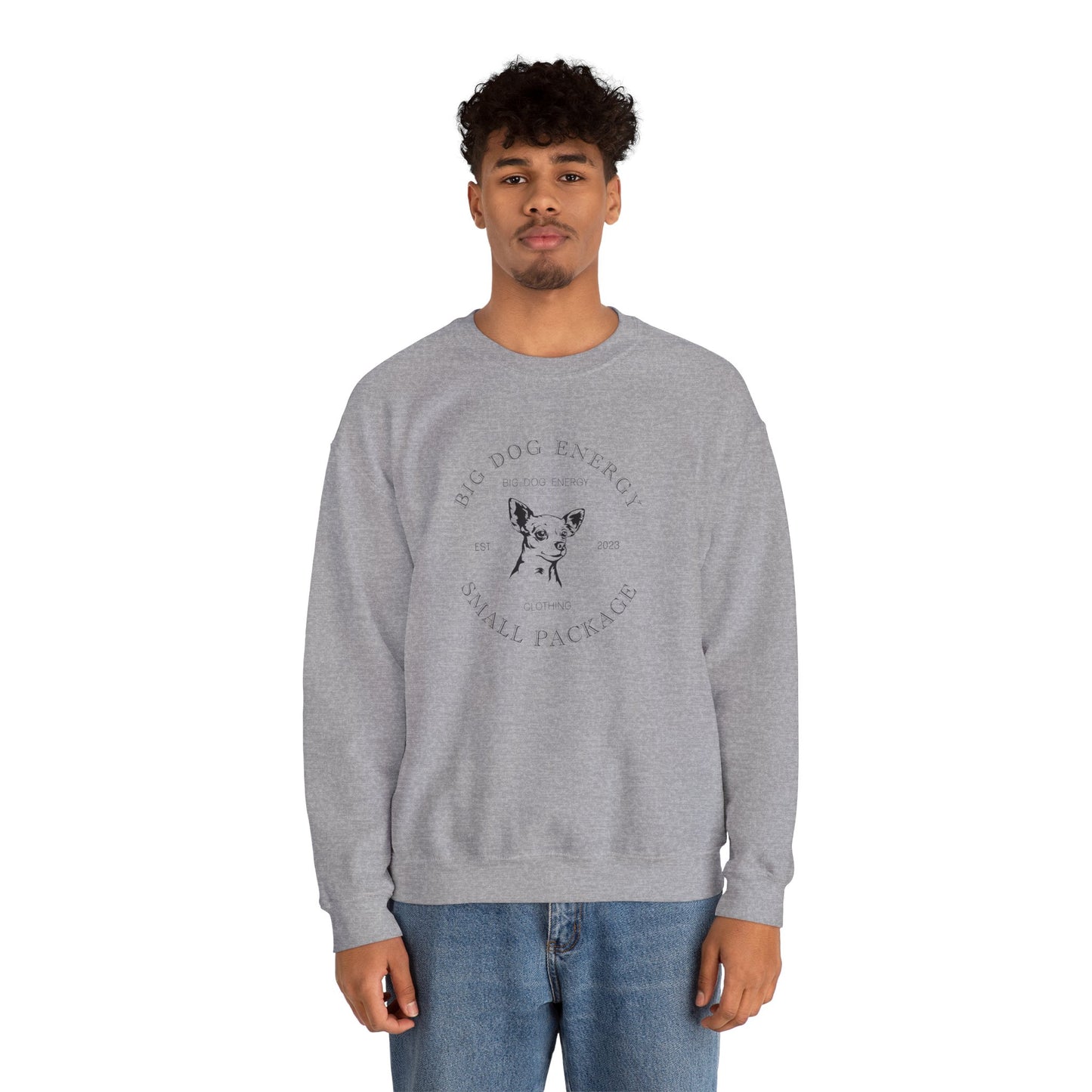 BDE, Small Package | Unisex Heavy Blend™ Crewneck Sweatshirt