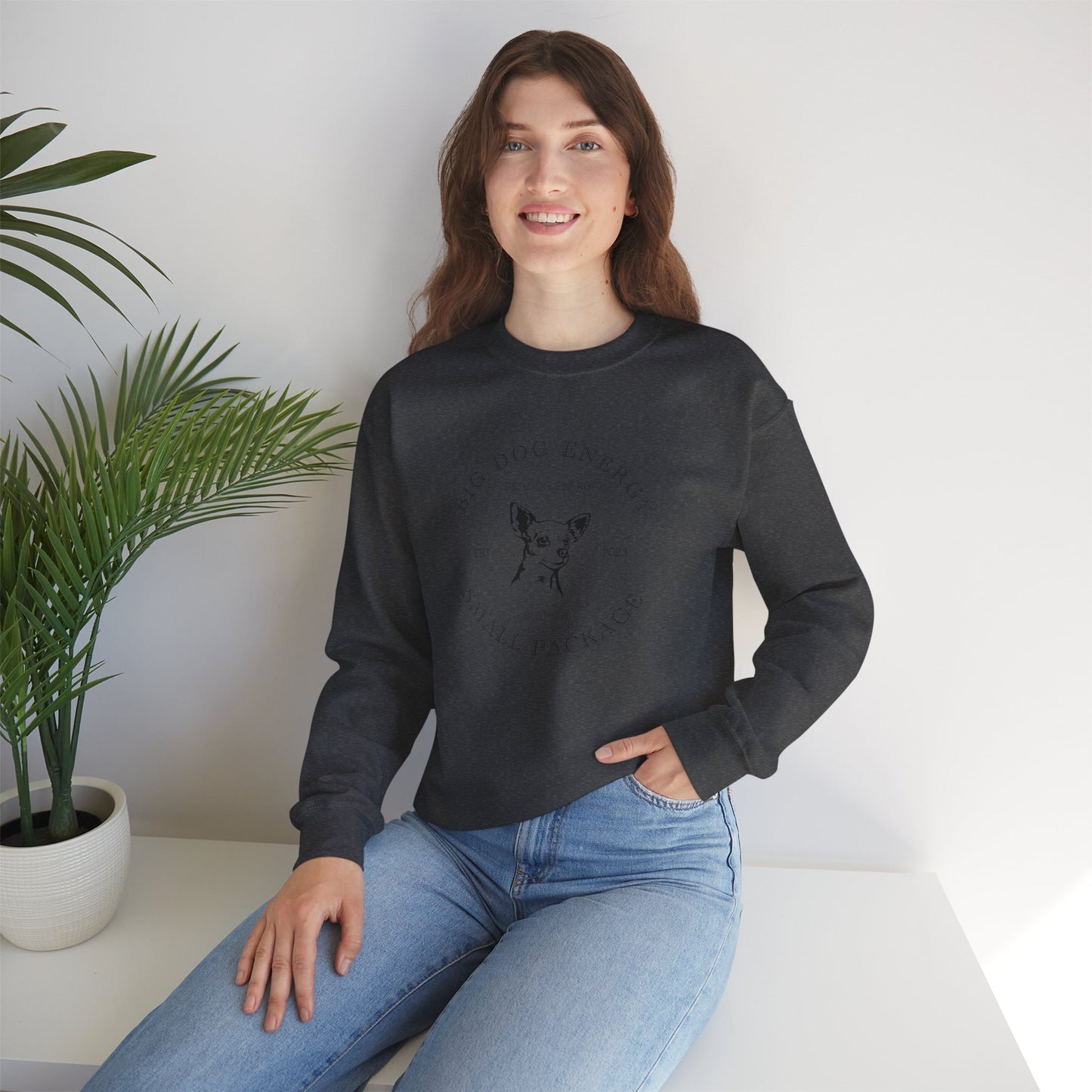BDE, Small Package | Unisex Heavy Blend™ Crewneck Sweatshirt
