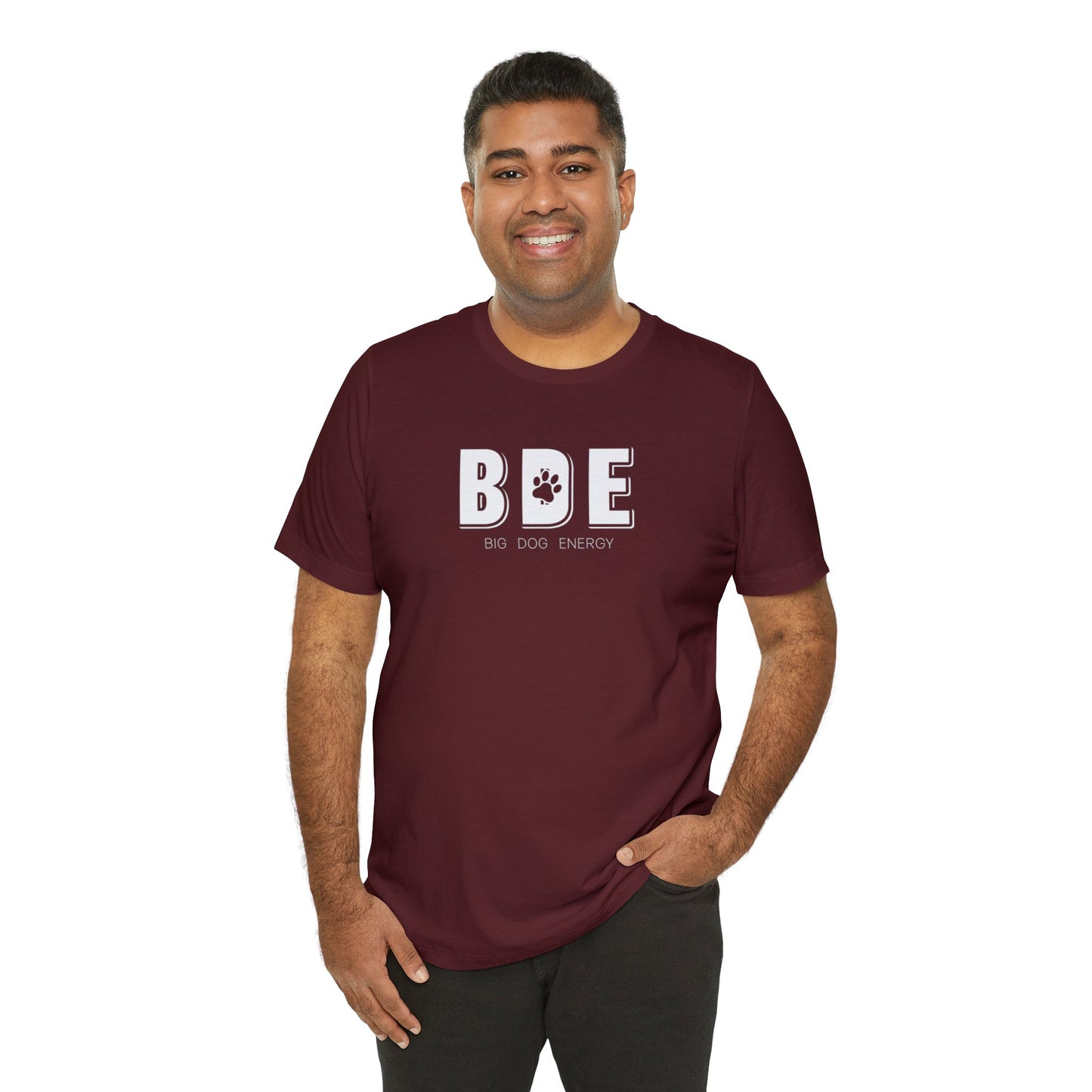 BDE (Big Dog Energy) | Unisex Jersey Short Sleeve Tee