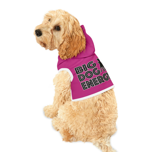 Big Dog Energy Pet Hoodie | Hot Pink