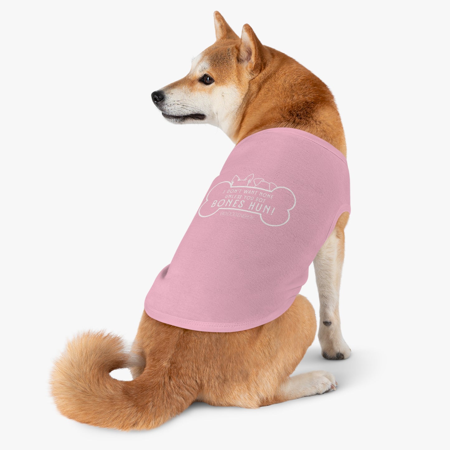I don't want none unless you got bones, hun! | Pet Tank Top (Black)