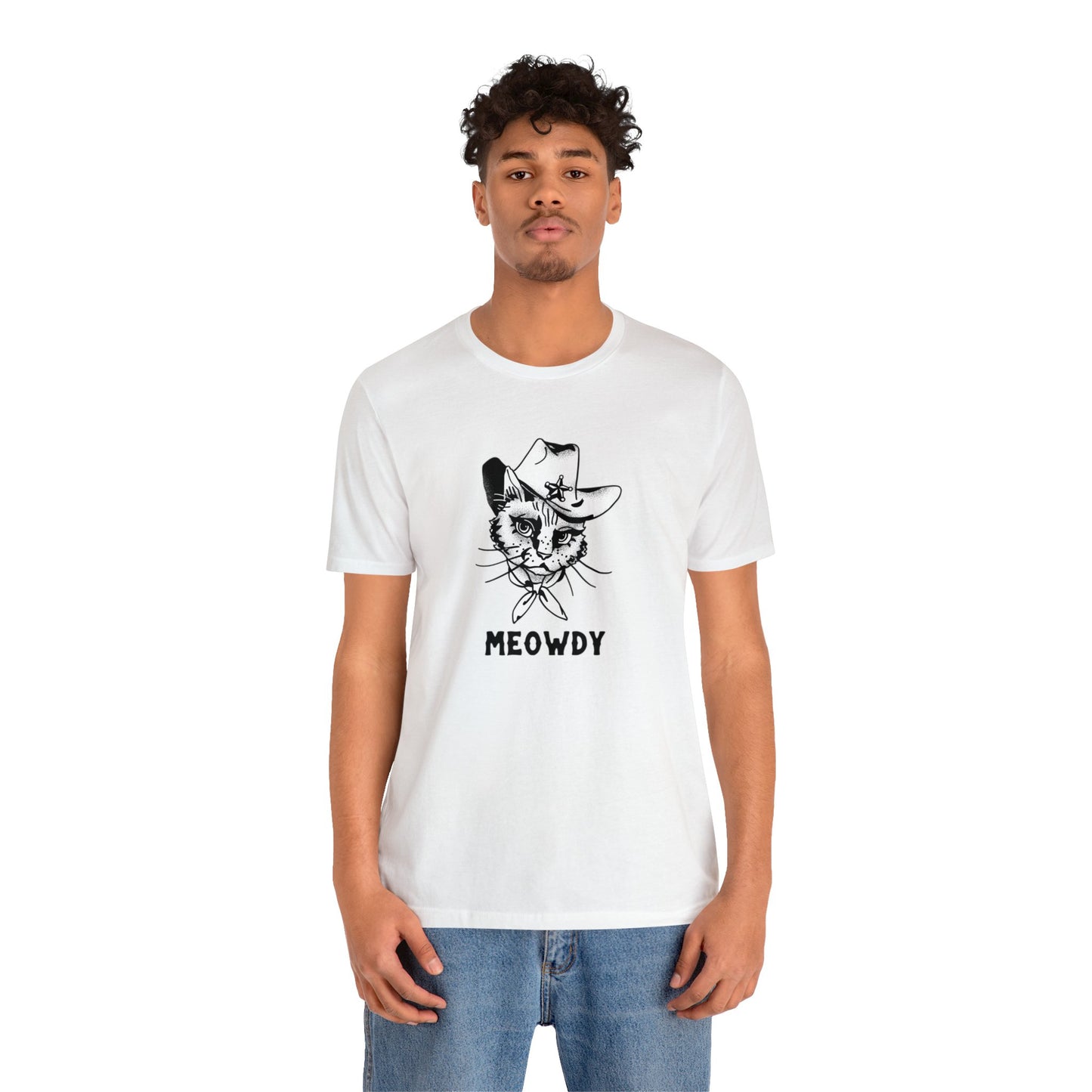 Meowdy! | Unisex Jersey Short Sleeve Tee